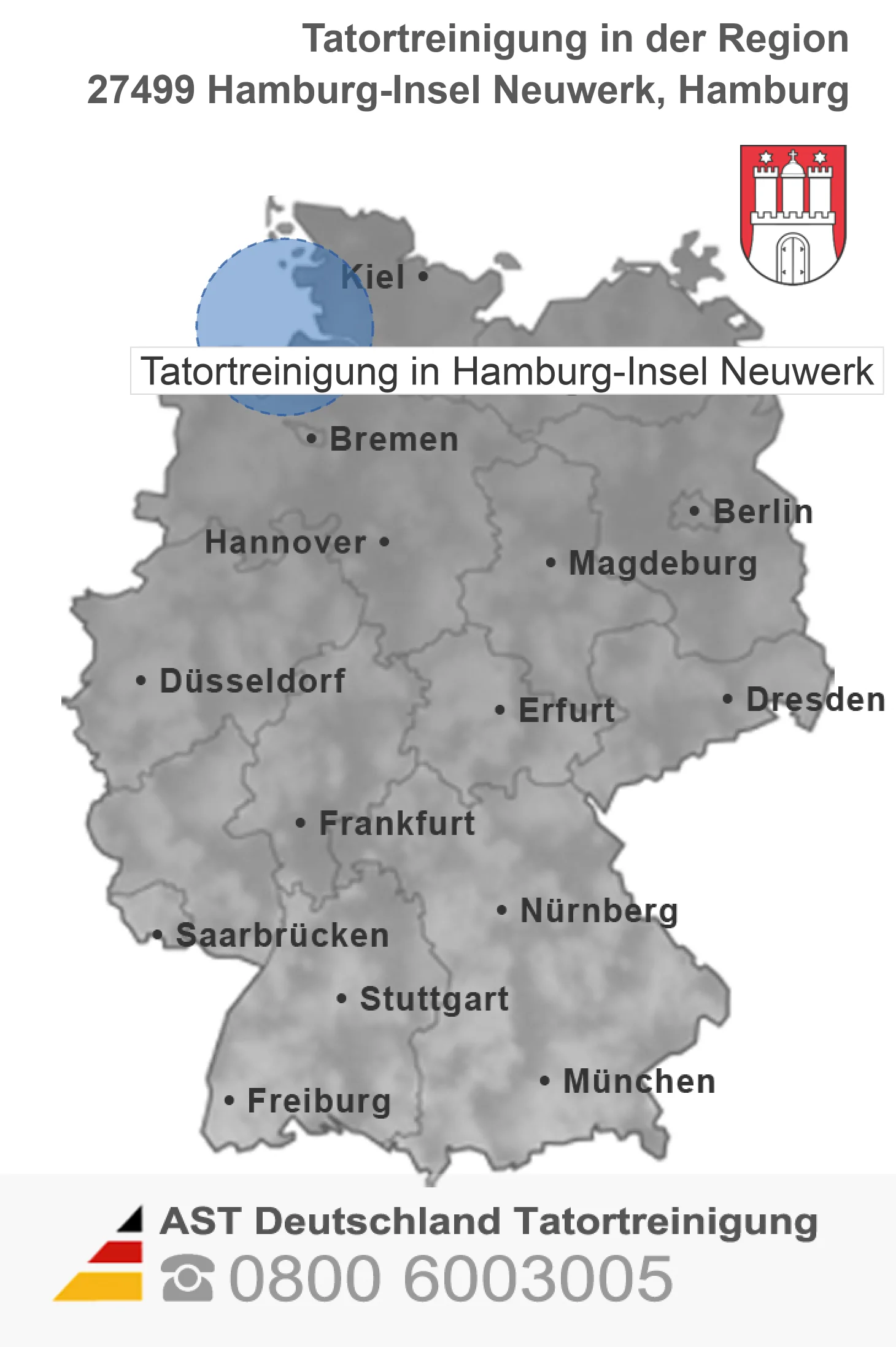 Tatortreinigung Hamburg-Insel Neuwerk