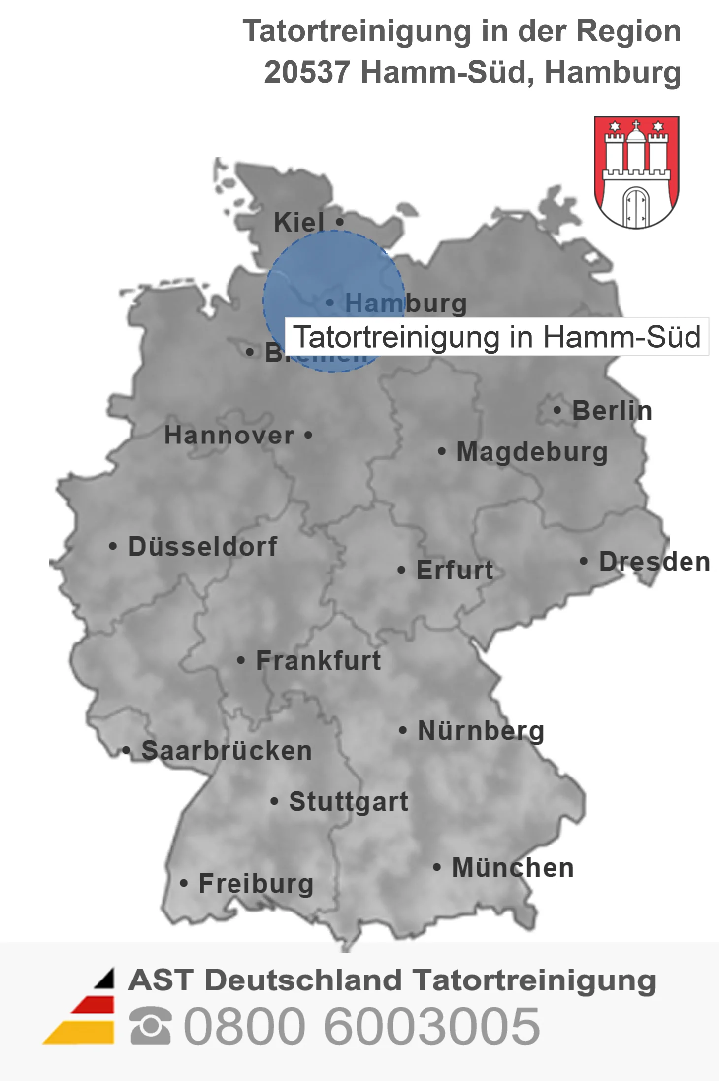 Tatortreinigung Hamm-S&uuml;d