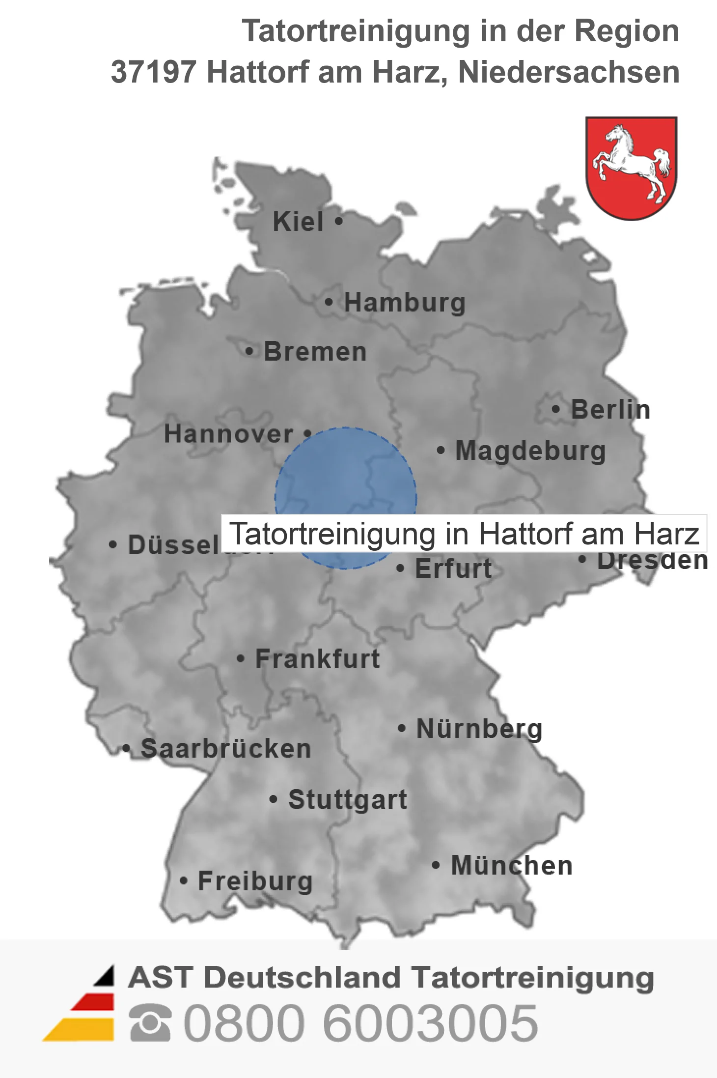 Tatortreinigung Hattorf am Harz