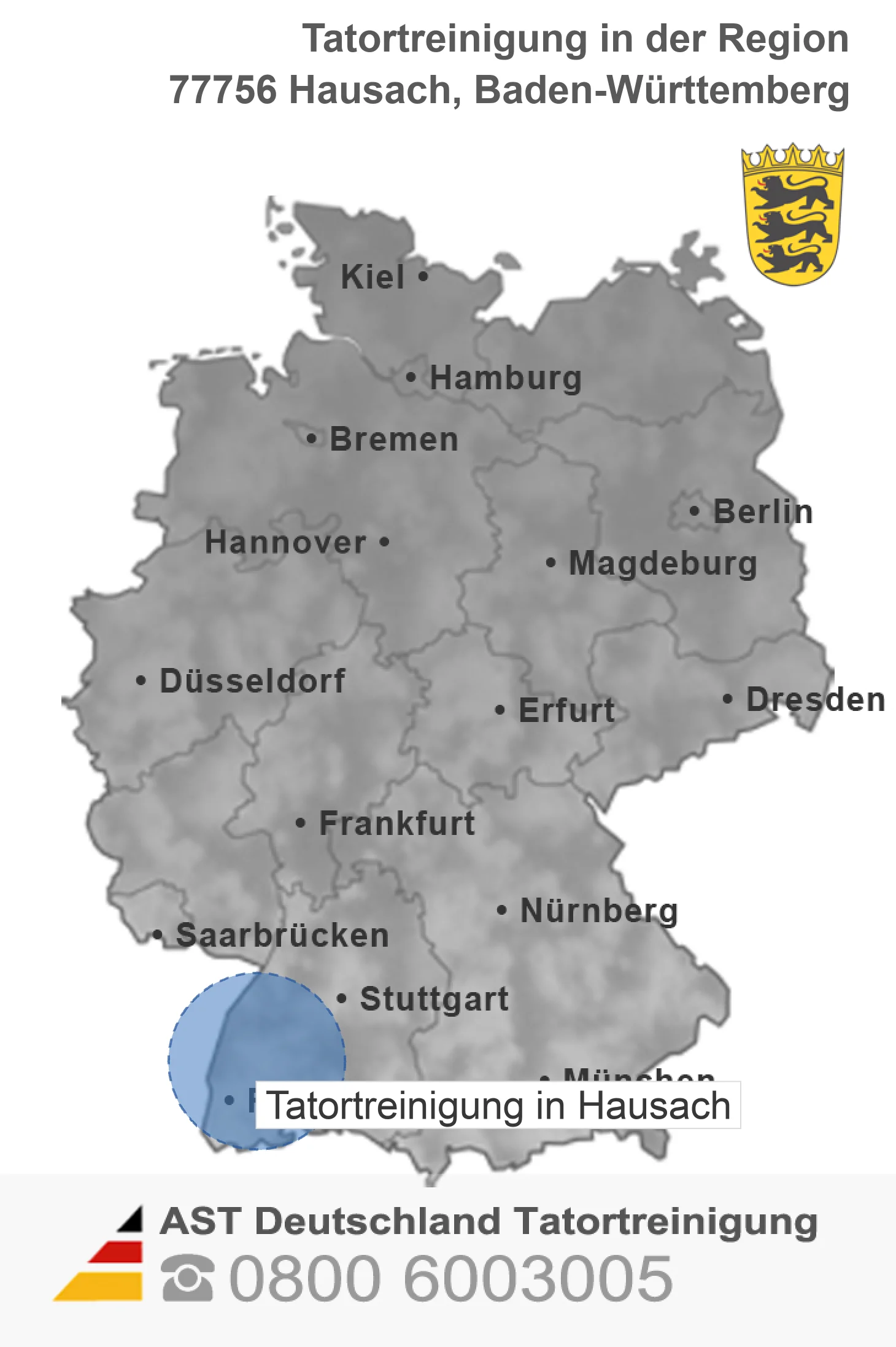 Tatortreinigung Hausach