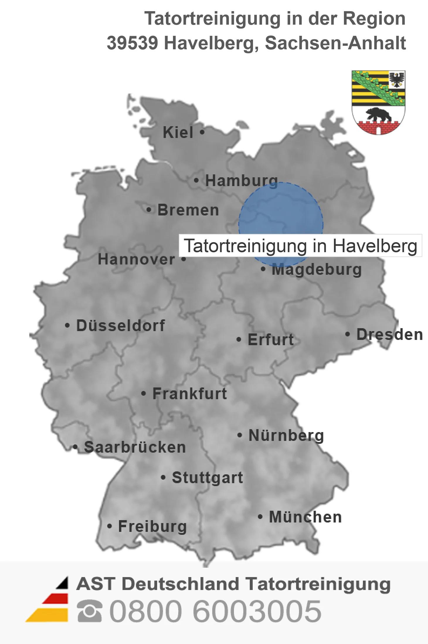 Tatortreinigung Havelberg