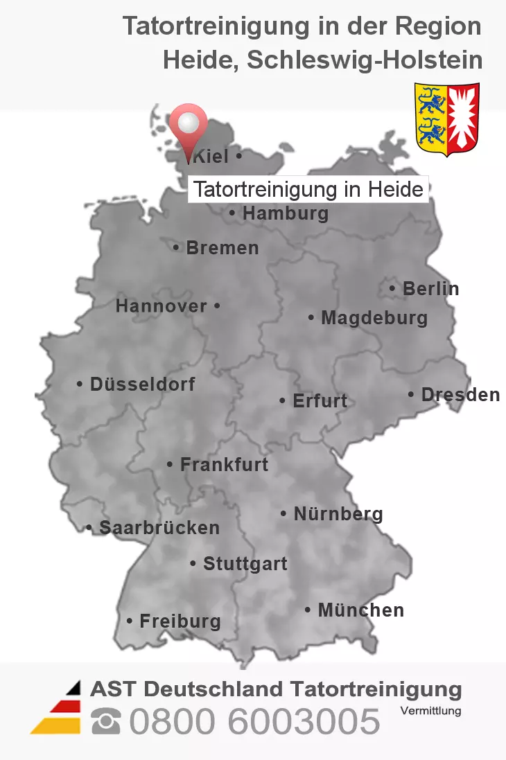 Tatortreinigung Heide
