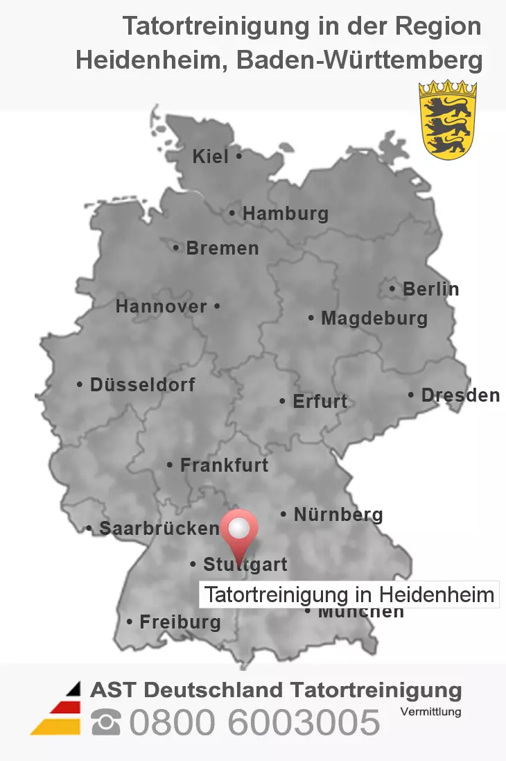 Tatortreinigung Heidenheim