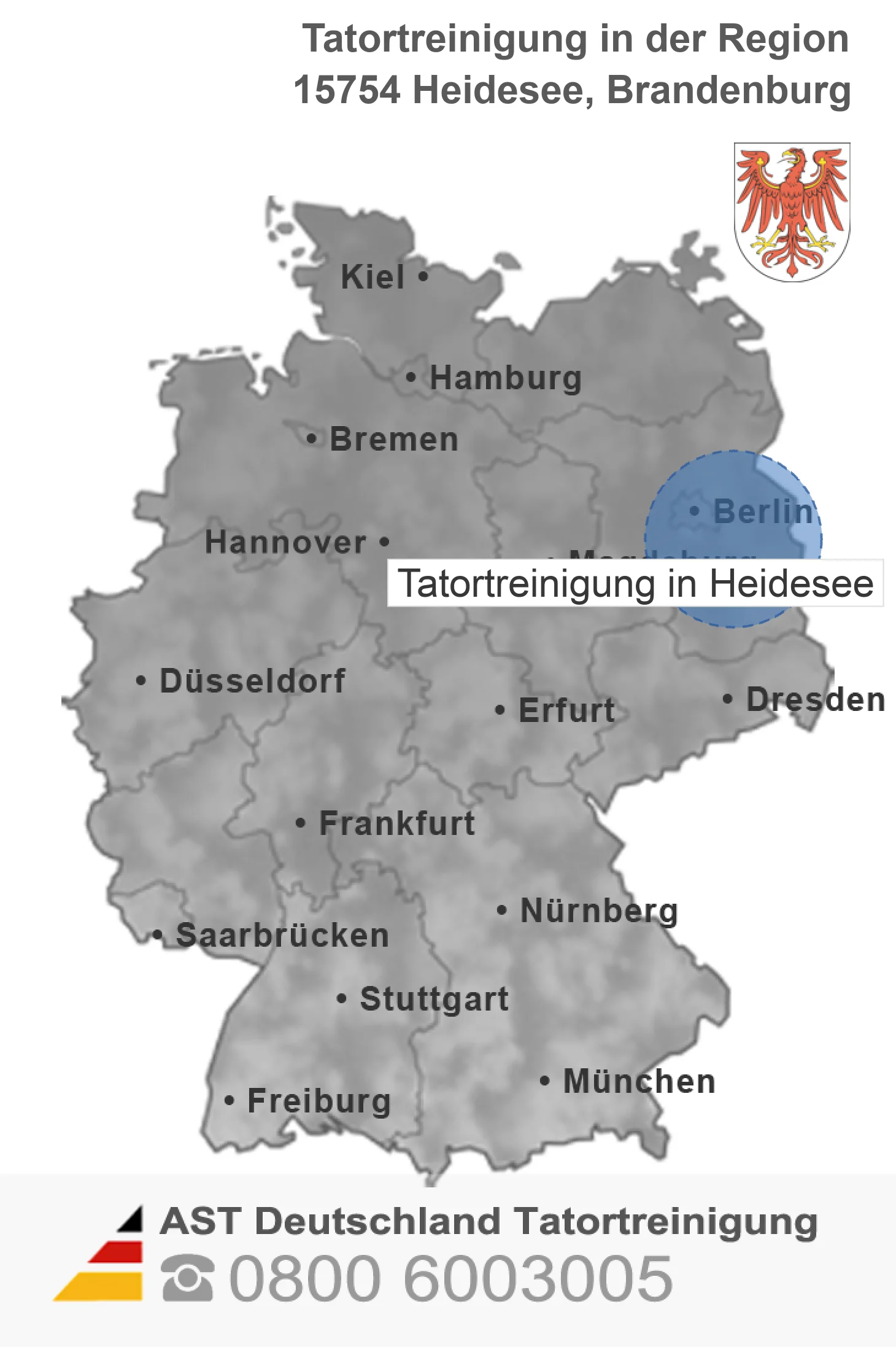 Tatortreinigung Heidesee