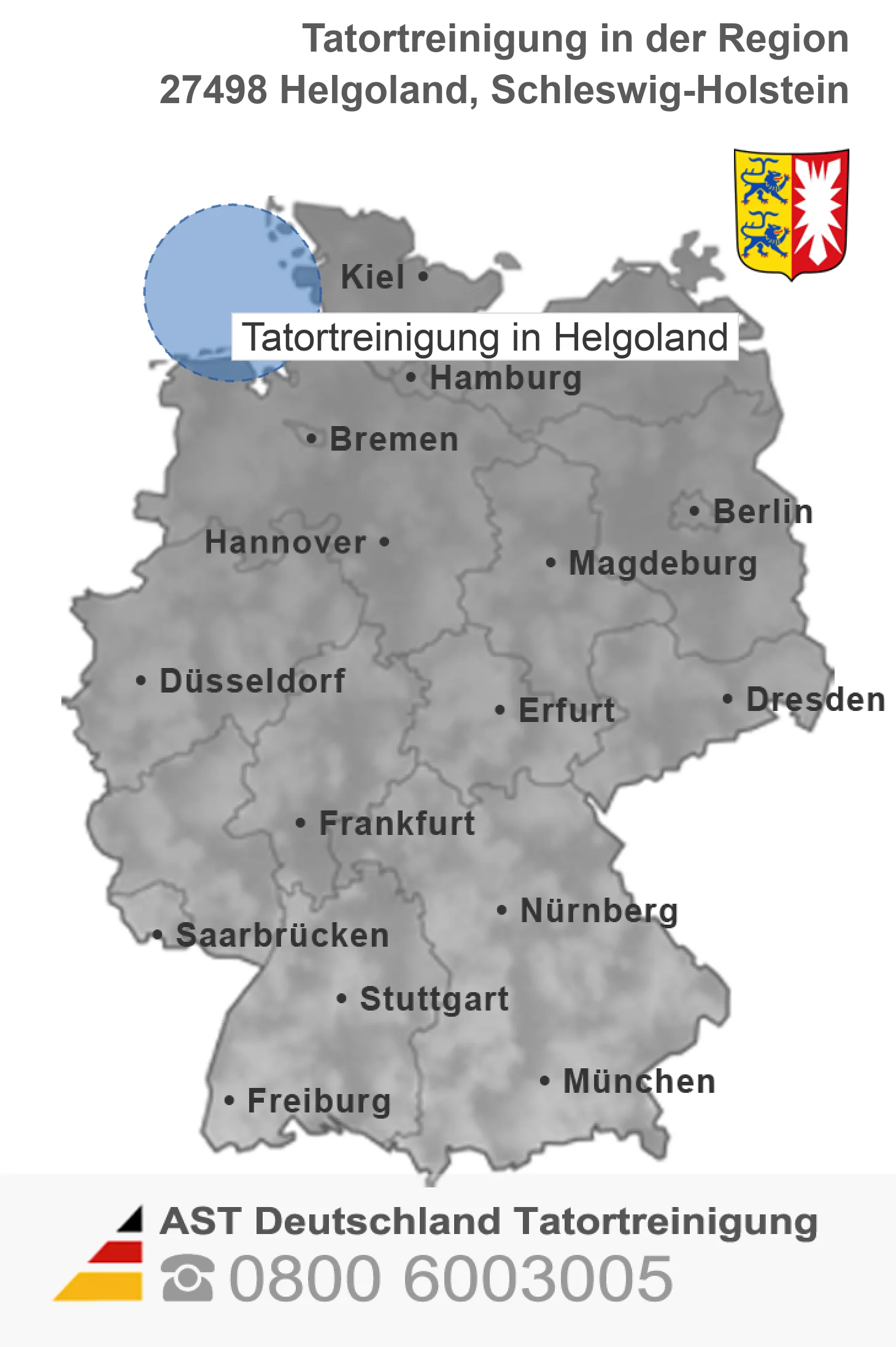 Tatortreinigung Helgoland