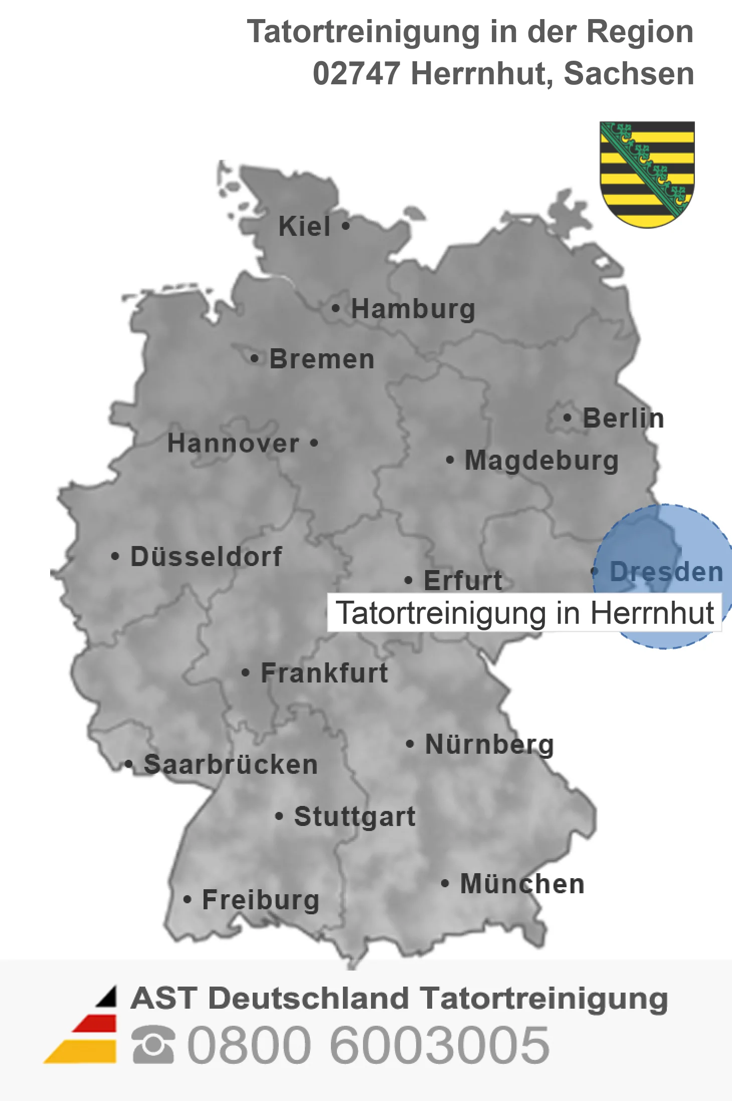 Tatortreinigung Herrnhut