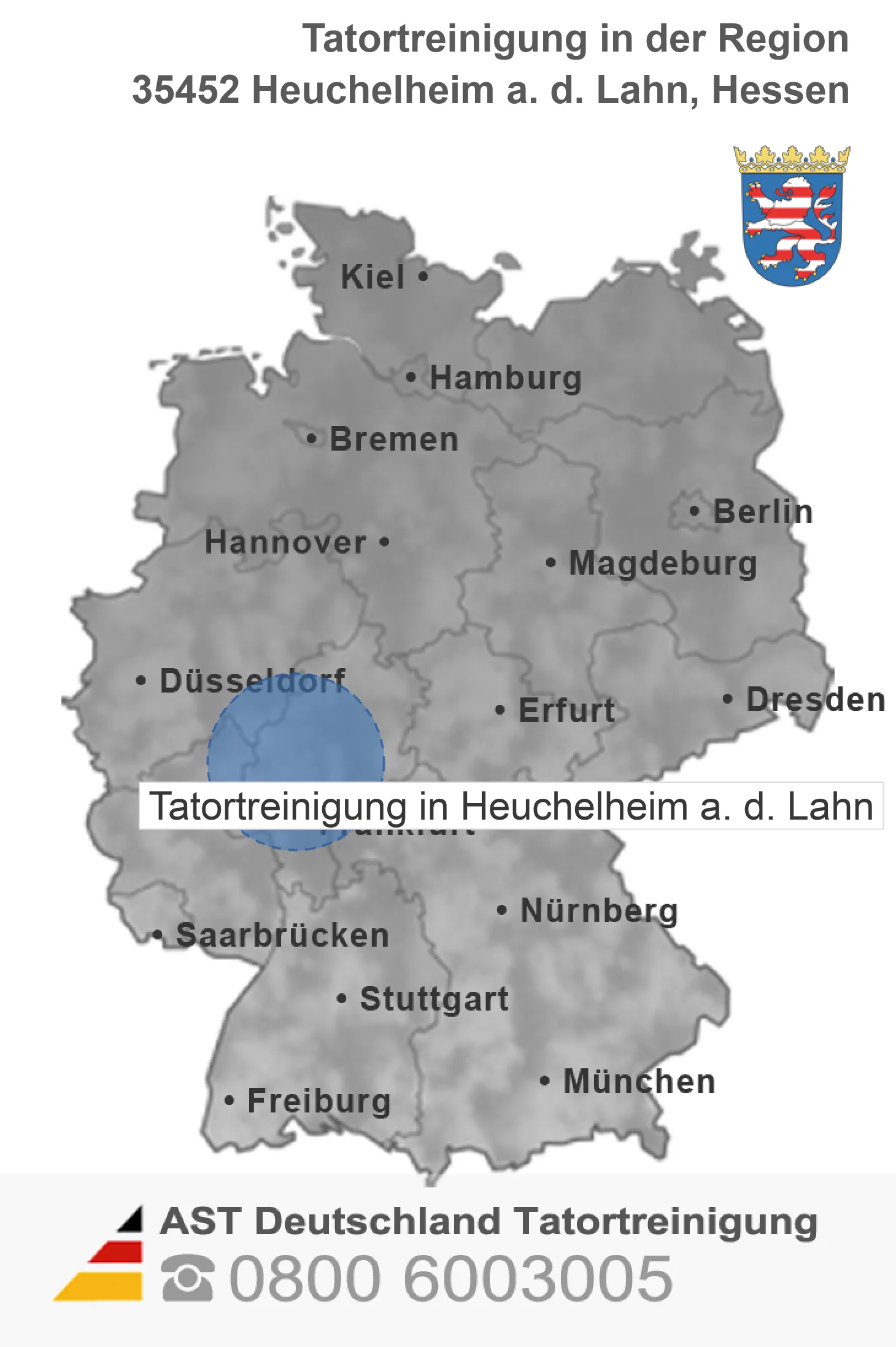 Tatortreinigung Heuchelheim a. d. Lahn