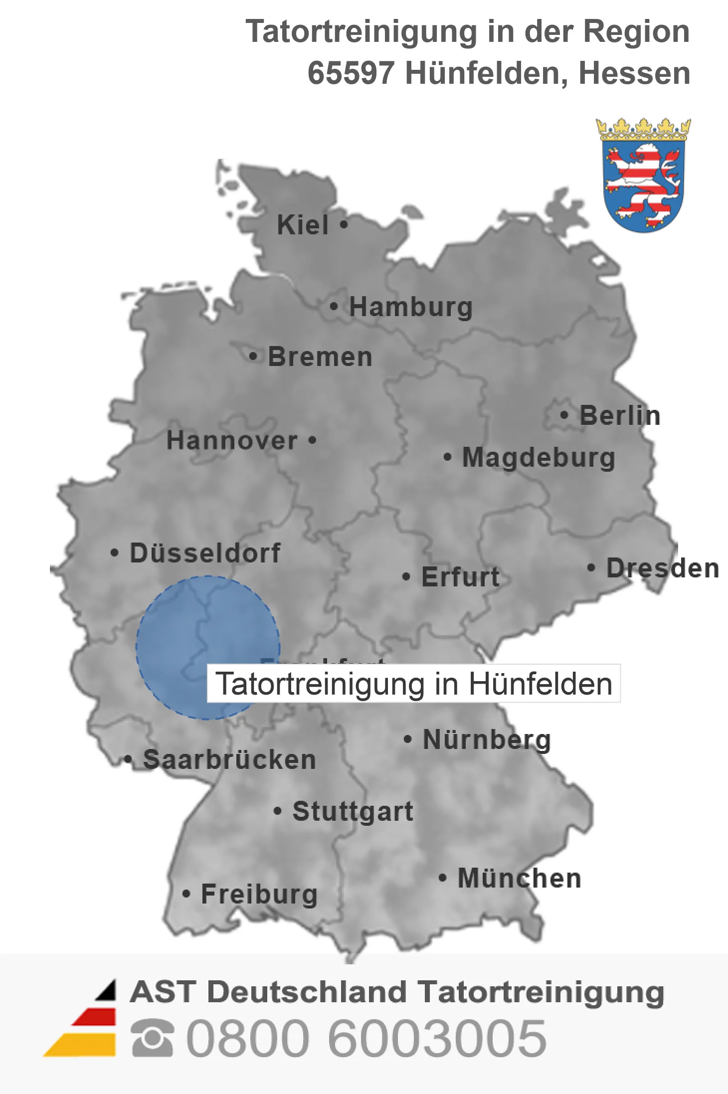 Tatortreinigung H&uuml;nfelden