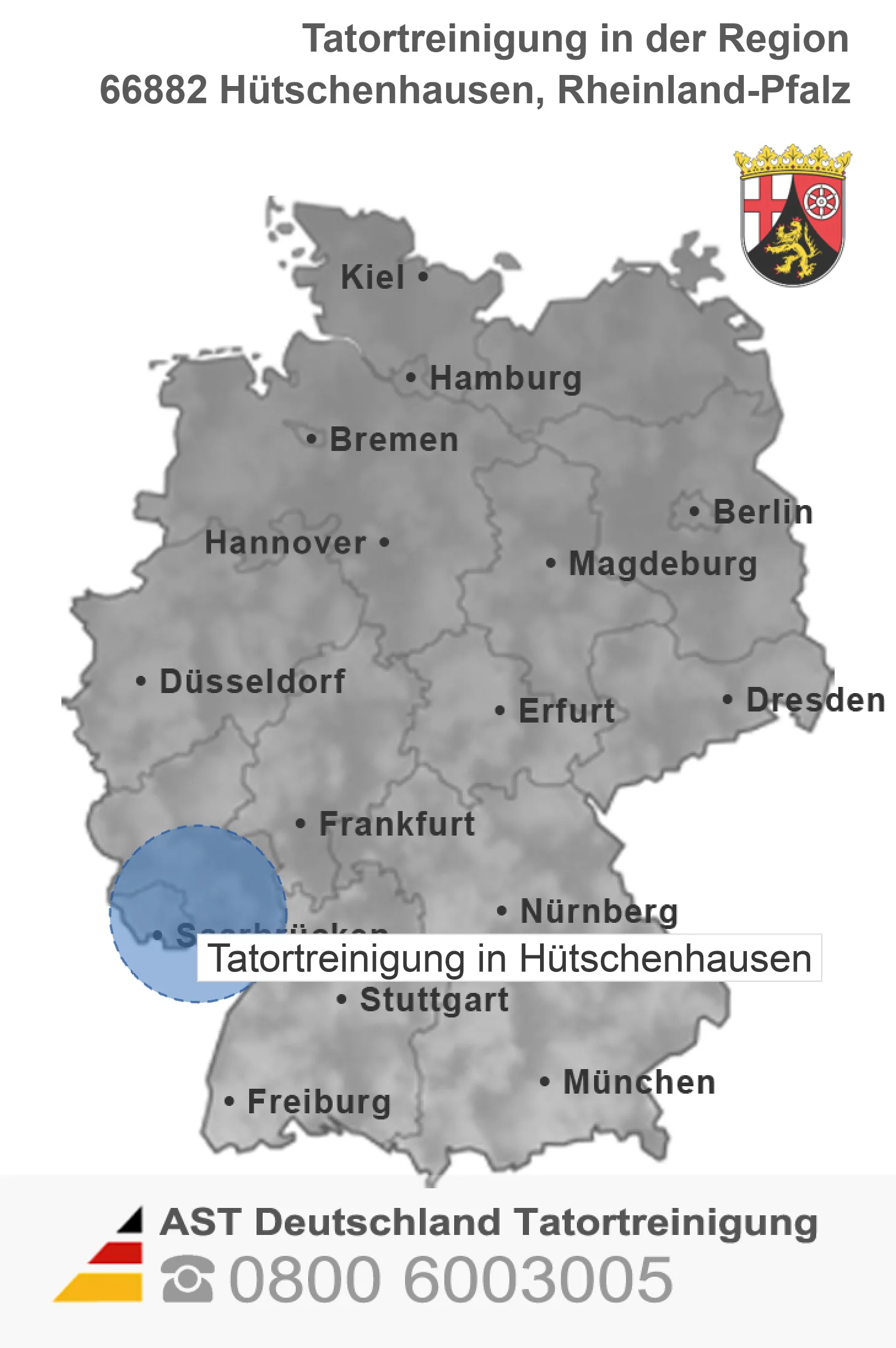 Tatortreinigung H&uuml;tschenhausen