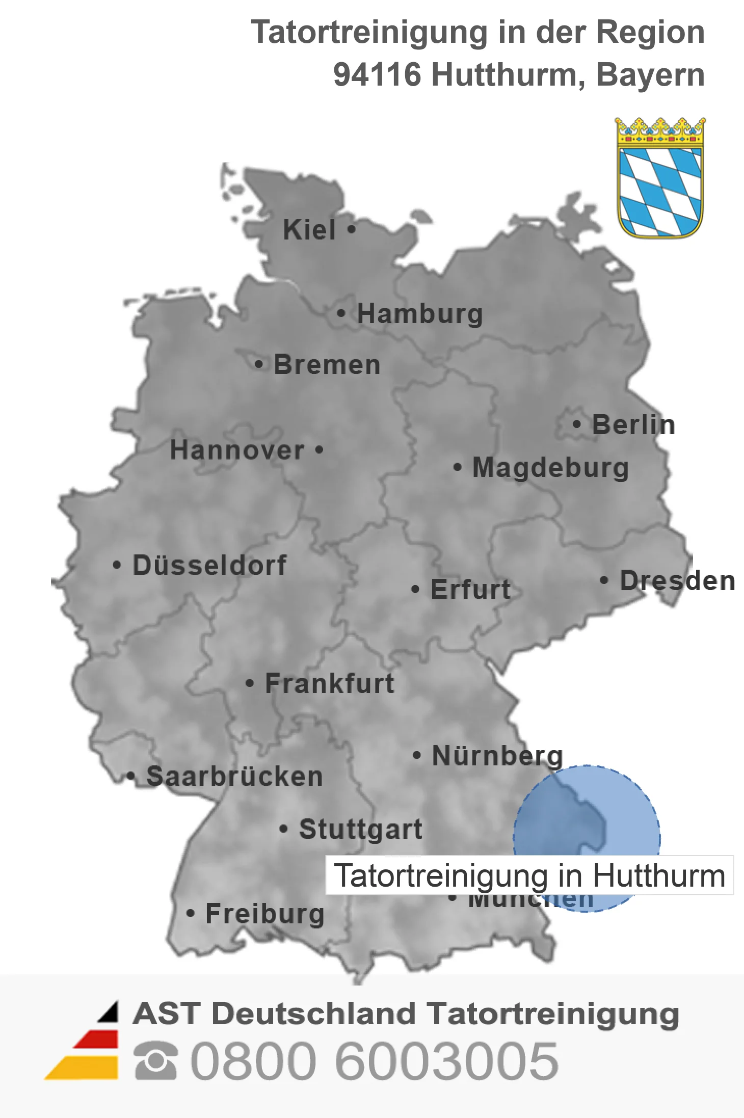 Tatortreinigung Hutthurm
