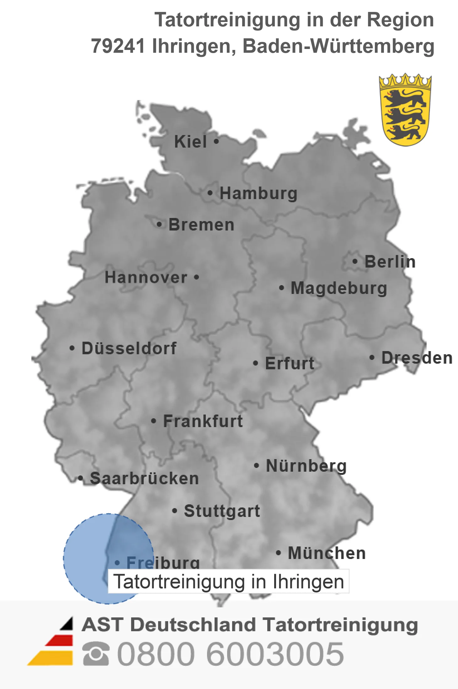 Tatortreinigung Ihringen