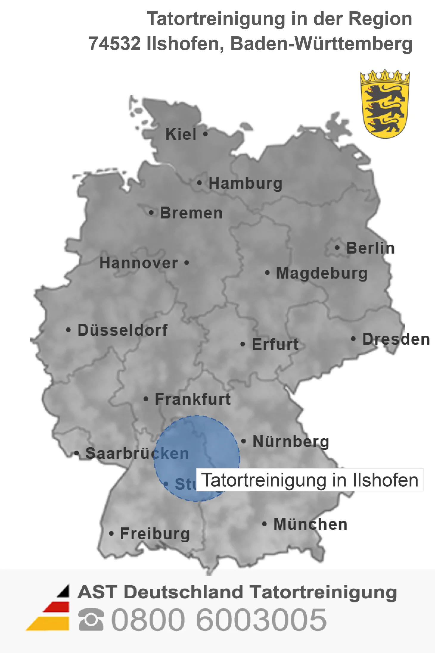 Tatortreinigung Ilshofen