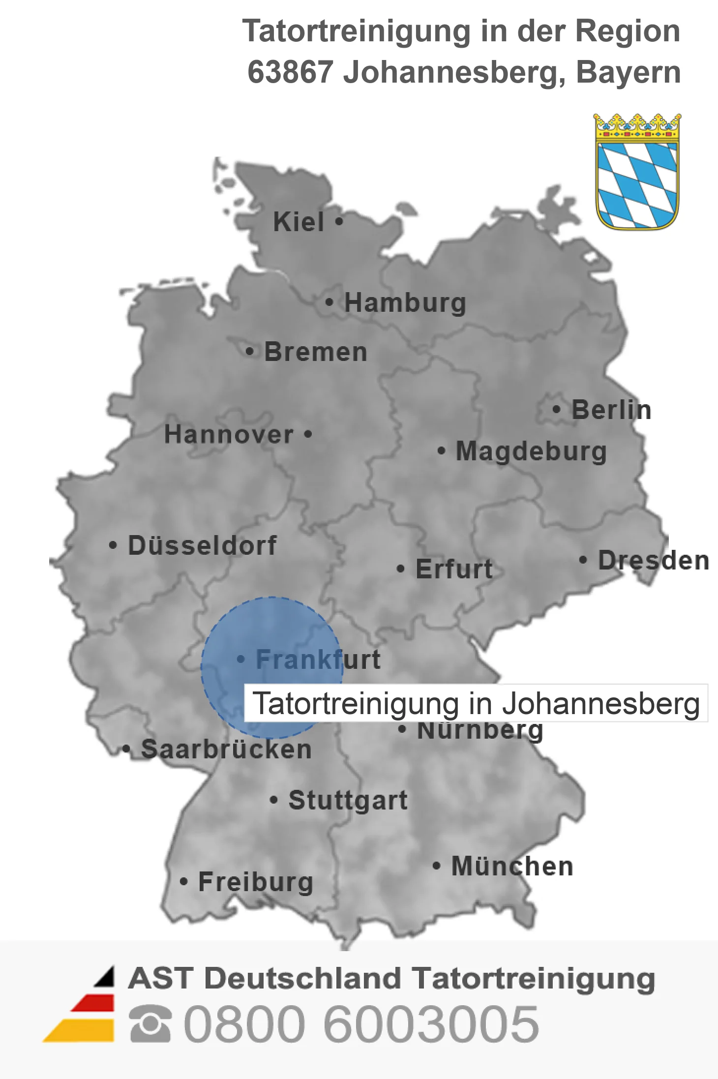 Tatortreinigung Johannesberg