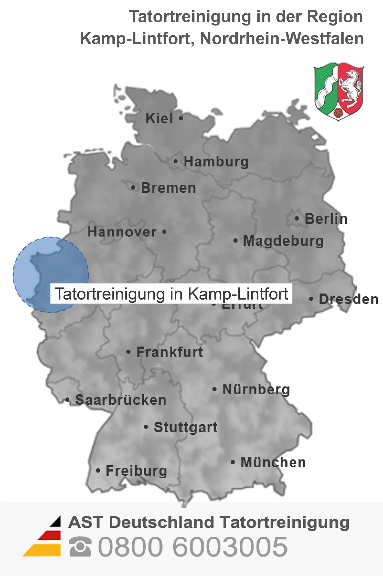 Leichenfundortreinigung Kamp-Lintfort