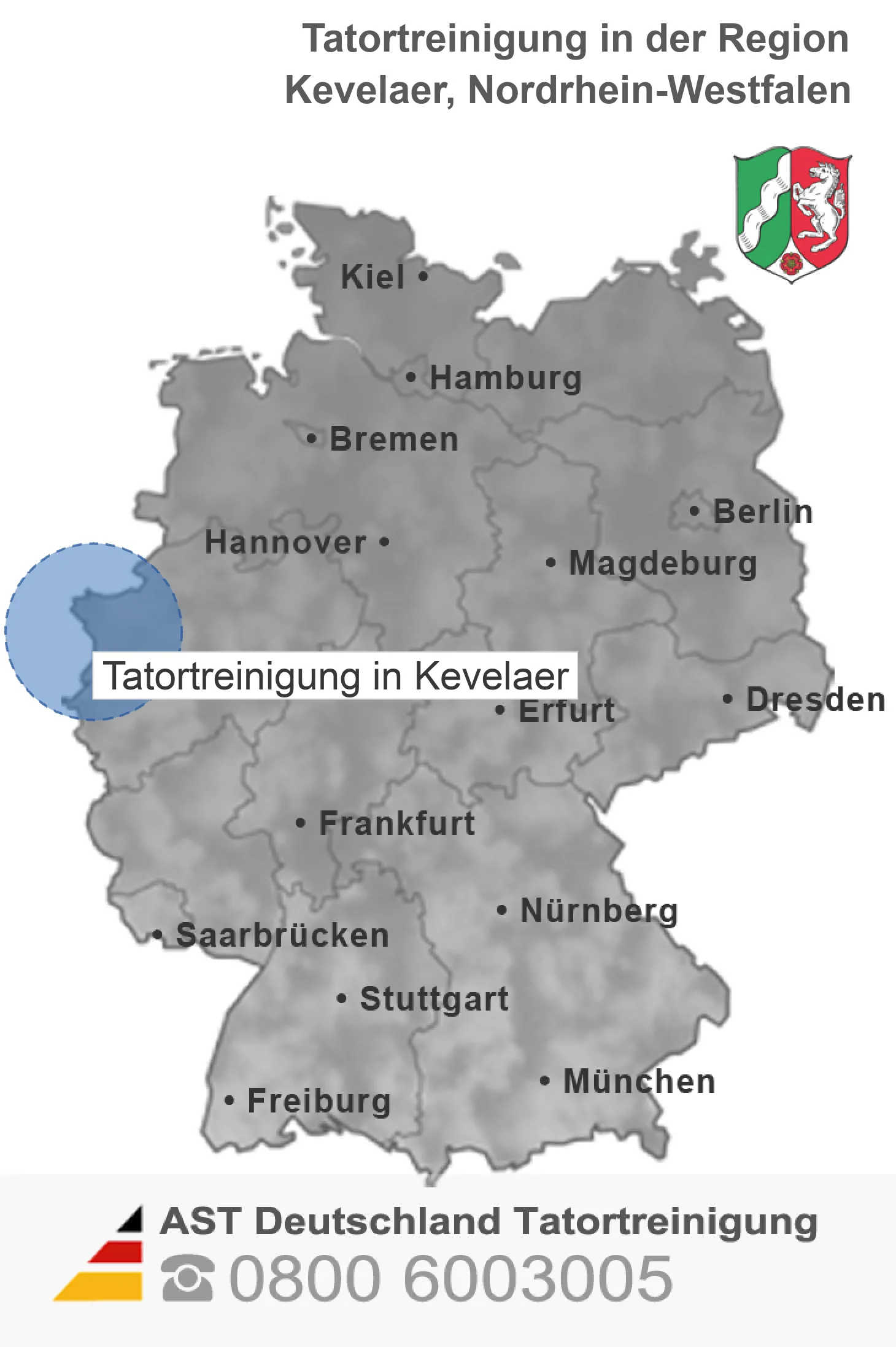 Leichenfundortreinigung Kevelaer