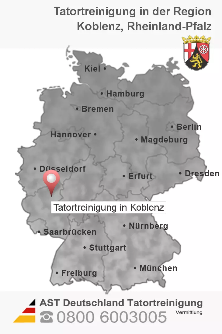 Leichenfundortreinigung Koblenz