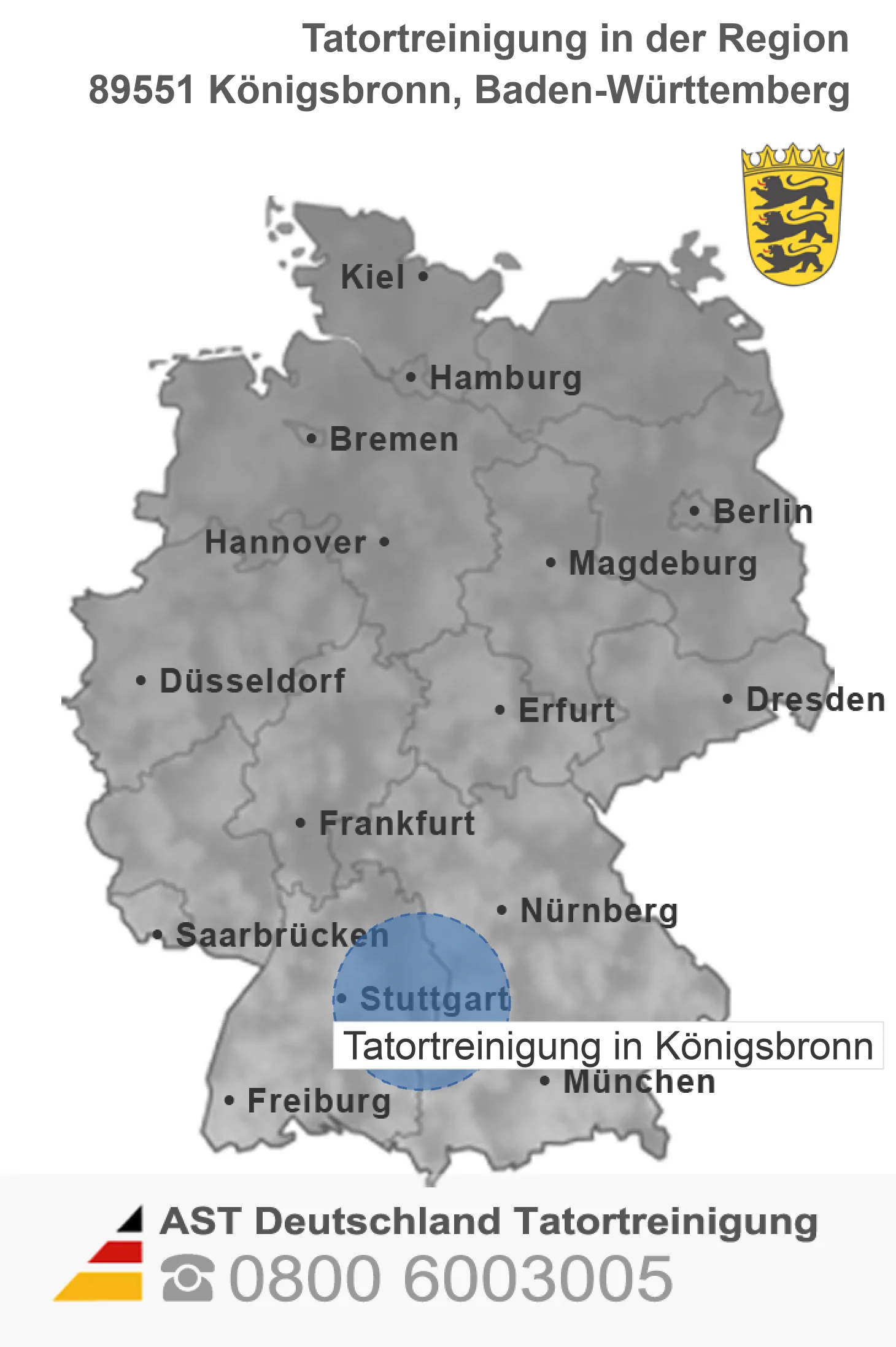 Tatortreinigung K&ouml;nigsbronn