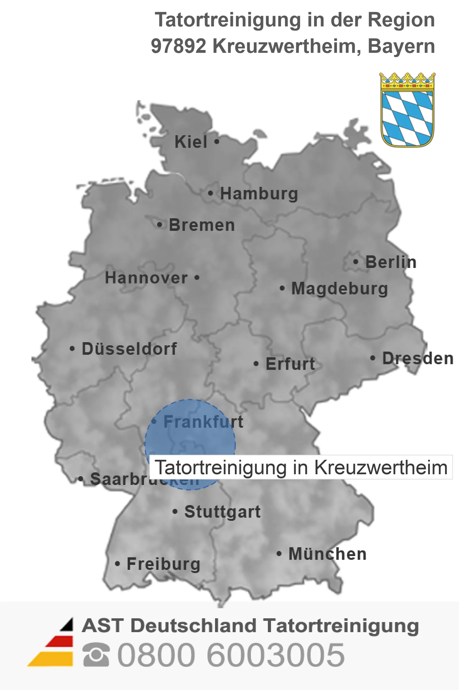 Tatortreinigung Kreuzwertheim