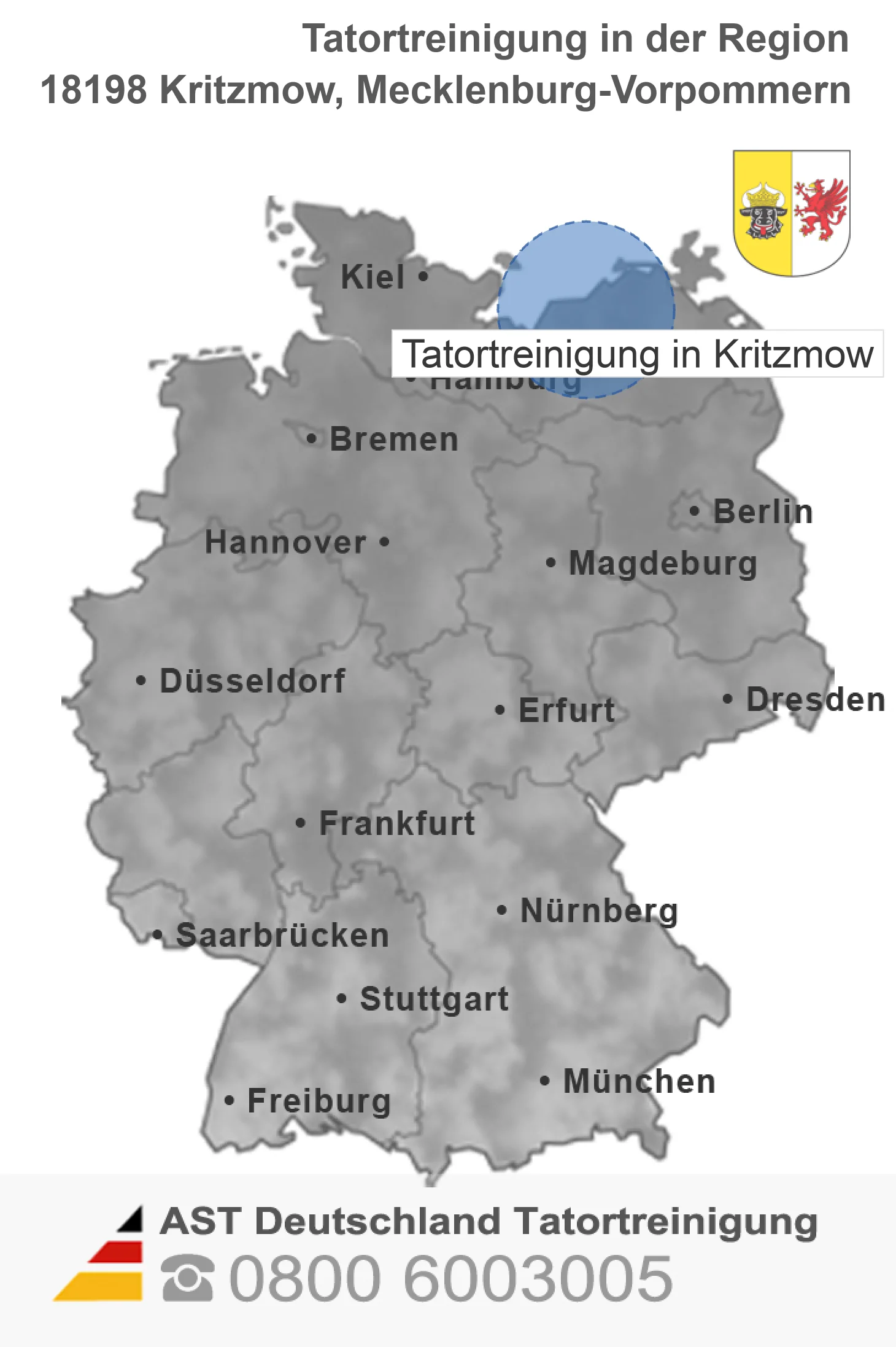 Tatortreinigung Kritzmow