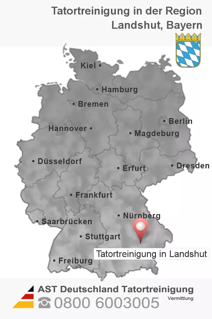 Leichenfundortreinigung Landshut
