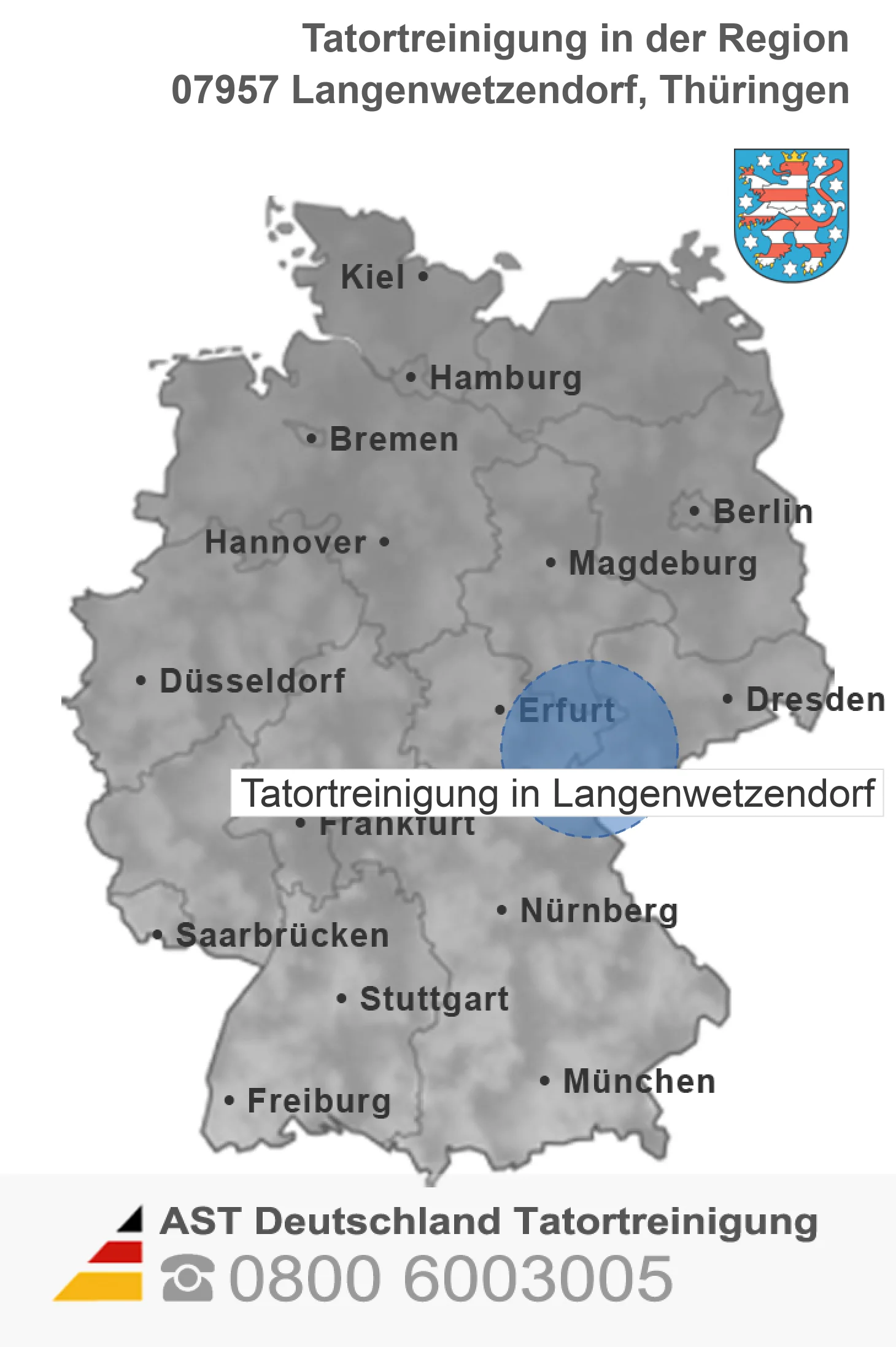 Tatortreinigung Langenwetzendorf