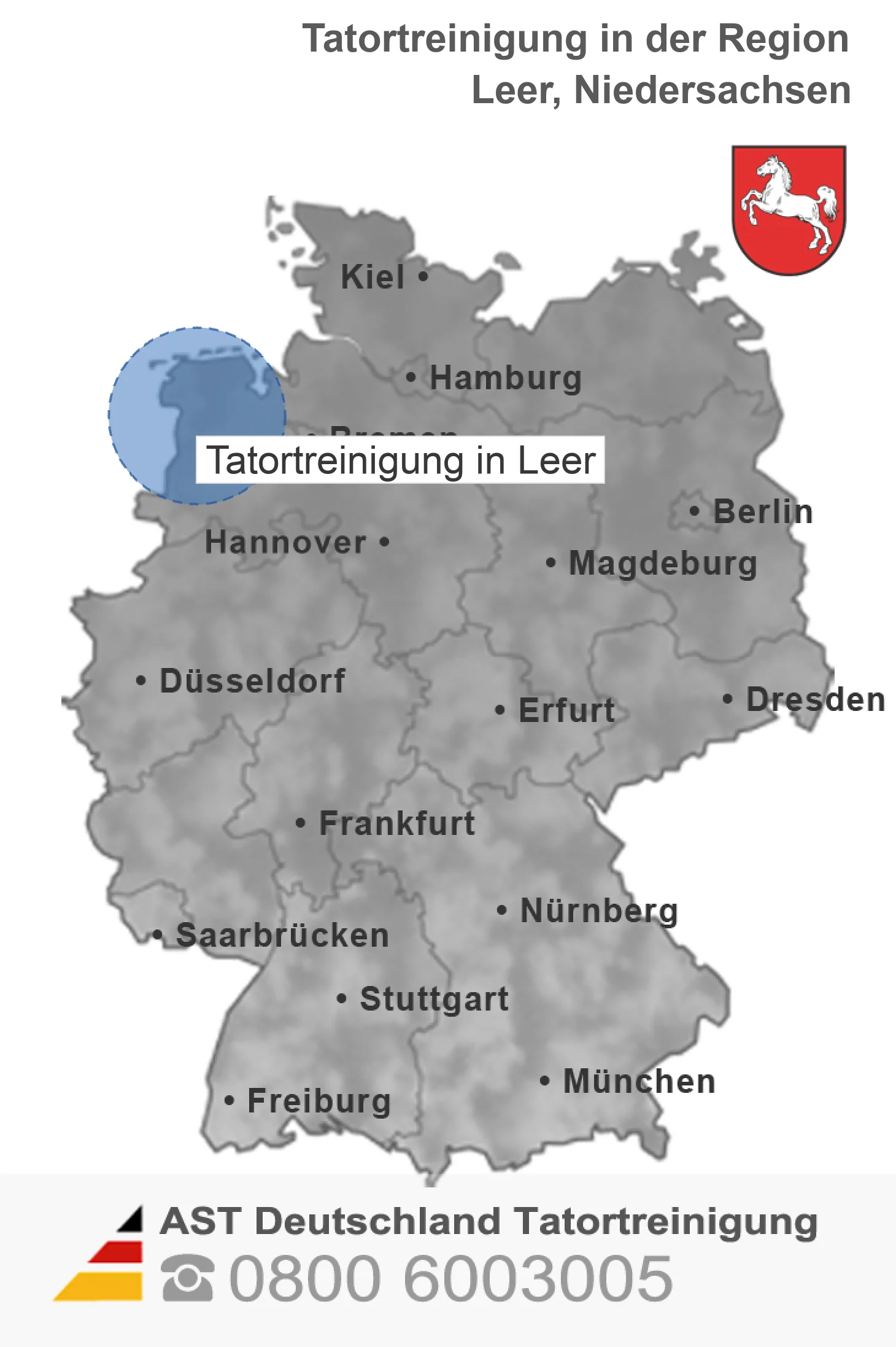 Tatortreinigung Leer