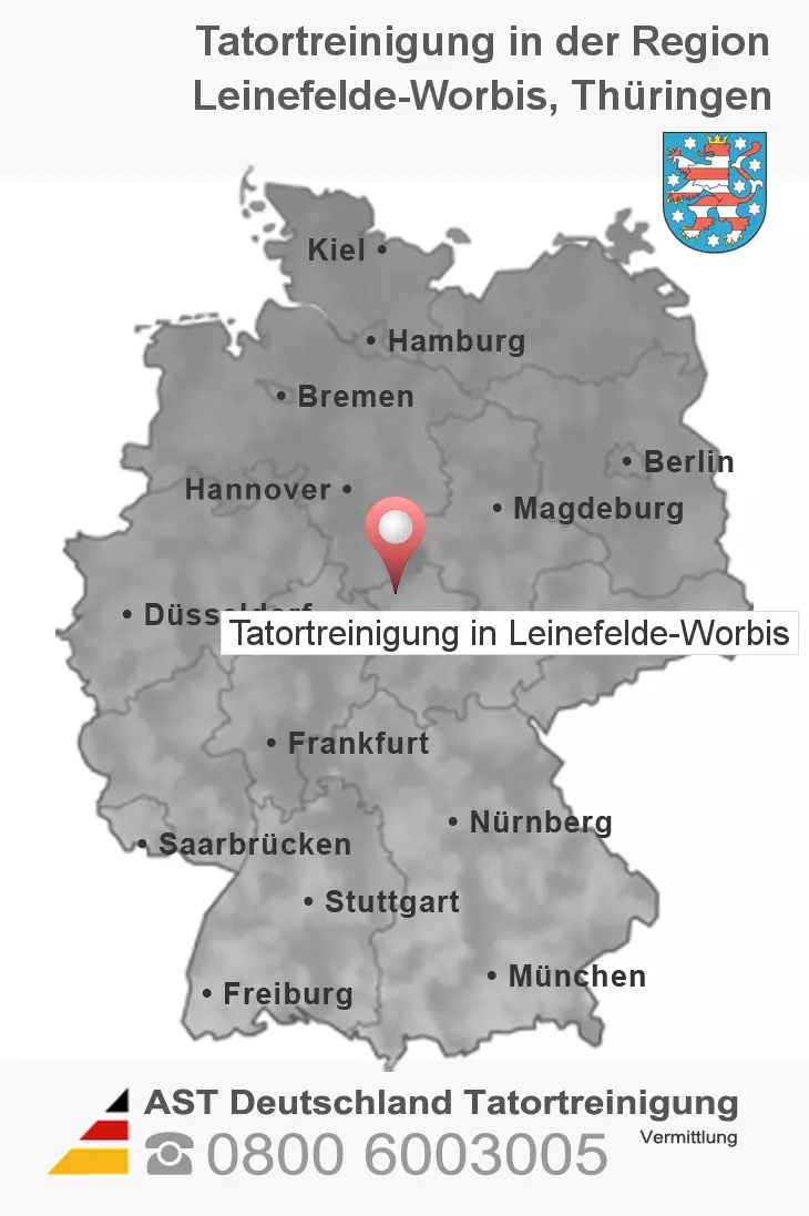 Tatortreinigung Leinefelde-Worbis