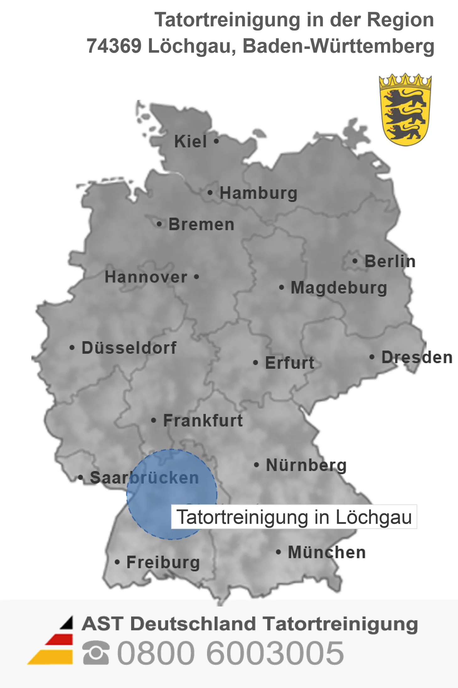 Tatortreinigung L&ouml;chgau