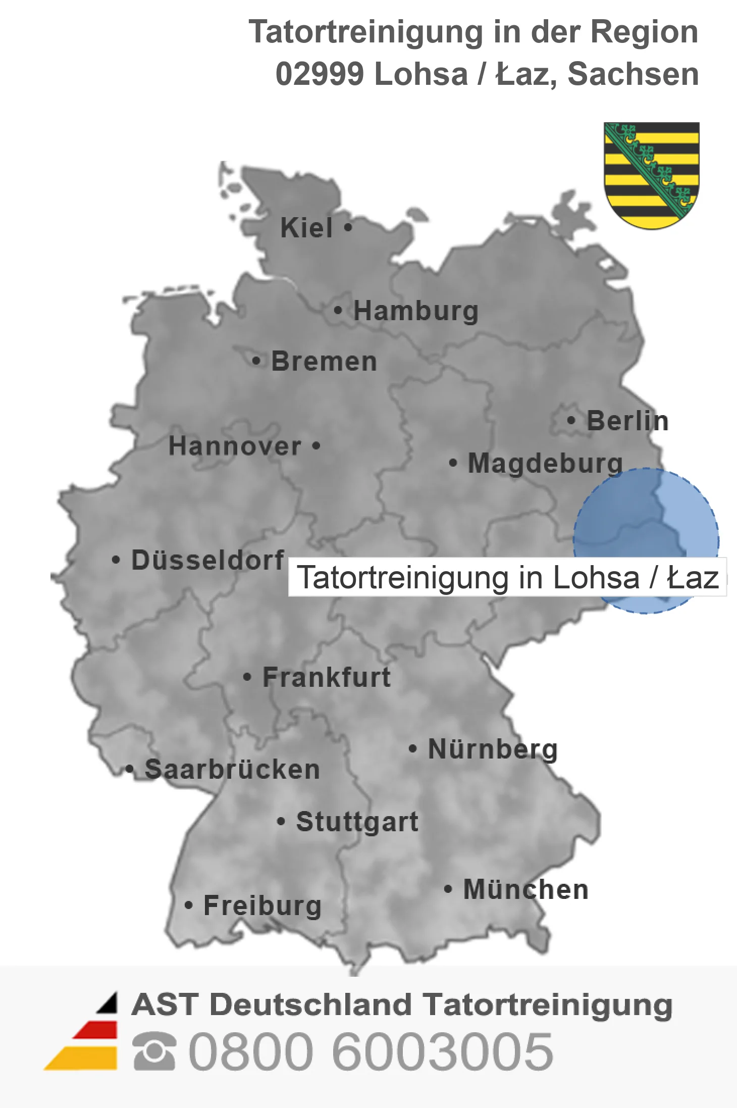 Tatortreinigung Lohsa / Łaz