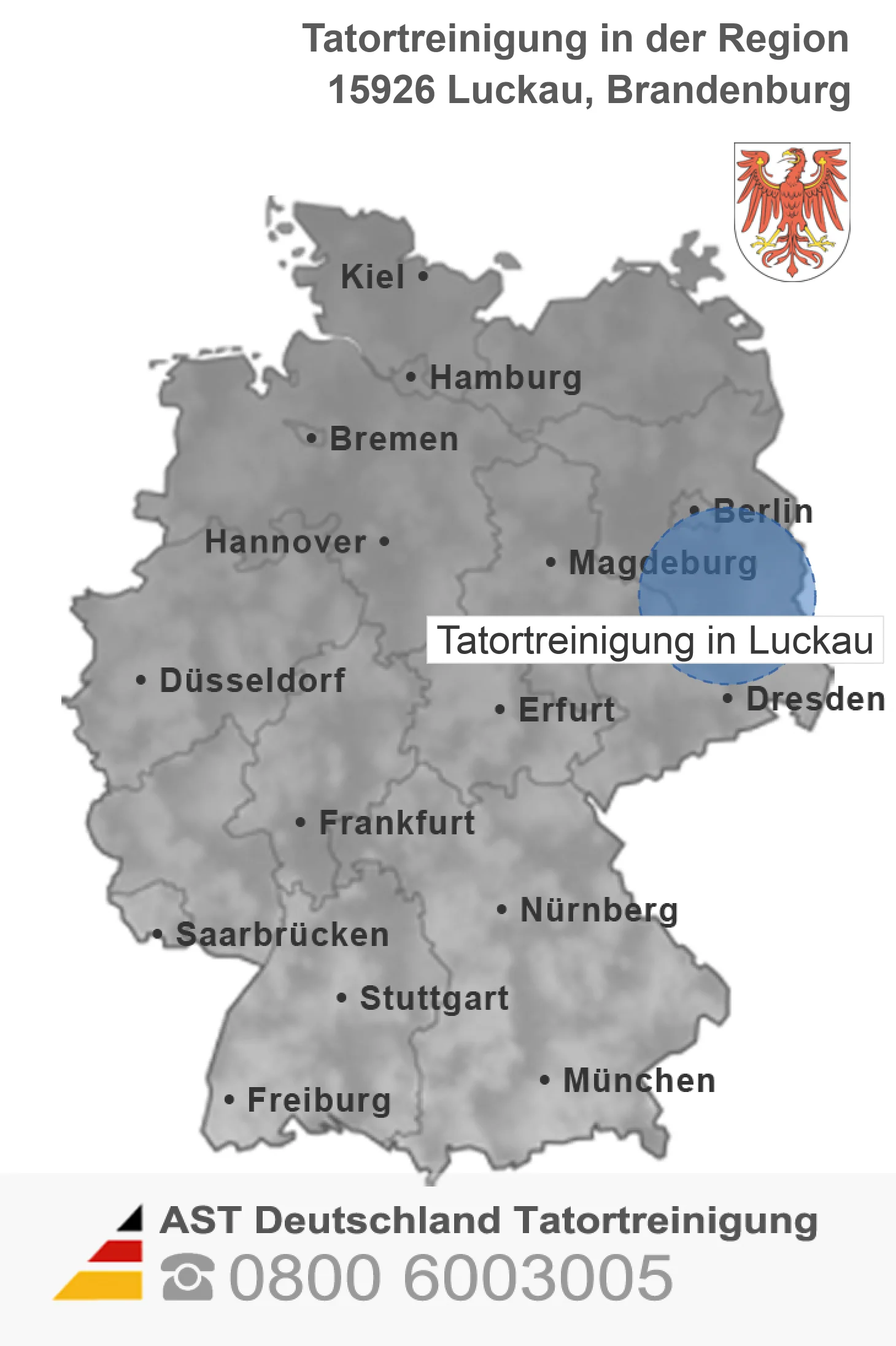 Tatortreinigung Luckau