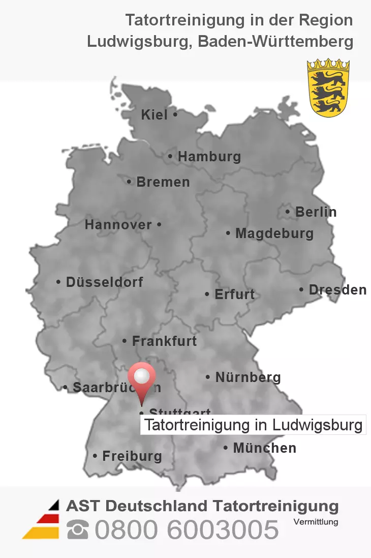 Tatortreinigung Ludwigsburg