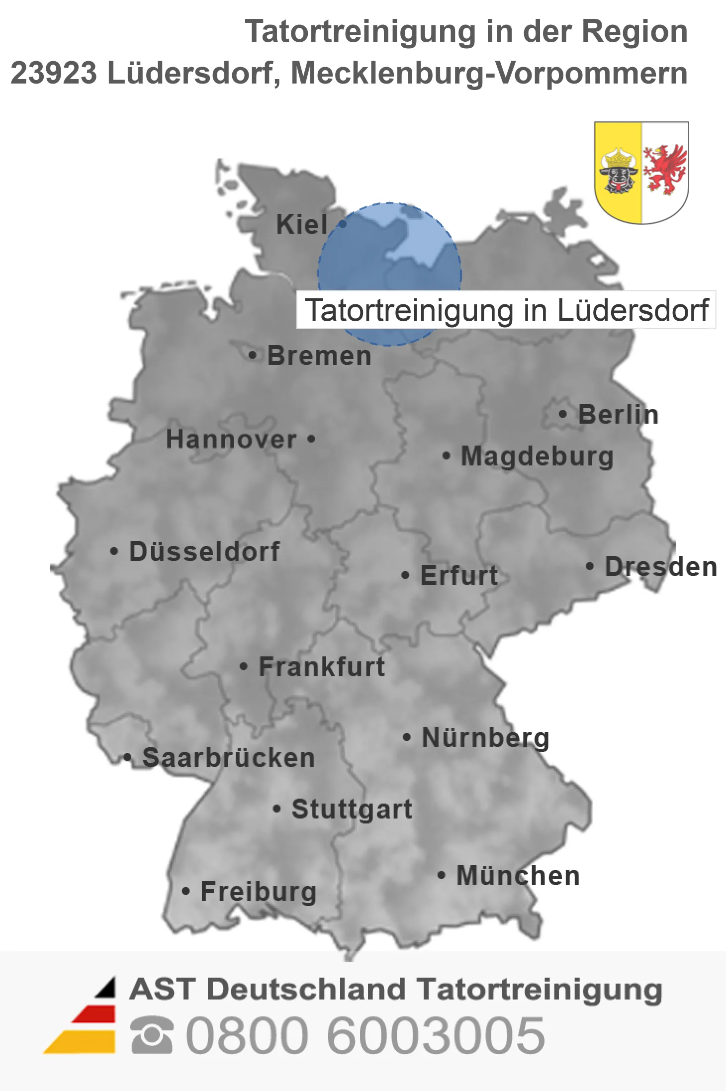 Tatortreinigung L&uuml;dersdorf