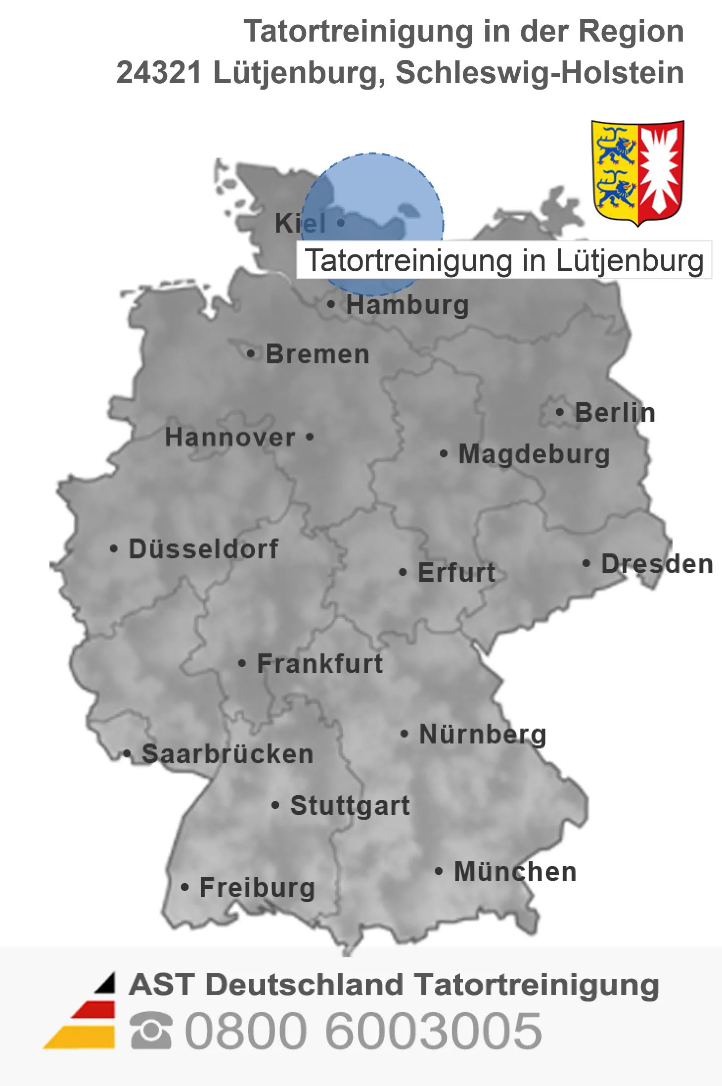 Tatortreinigung L&uuml;tjenburg