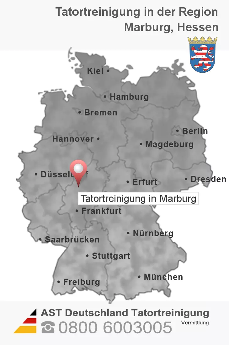 Leichenfundortreinigung Marburg
