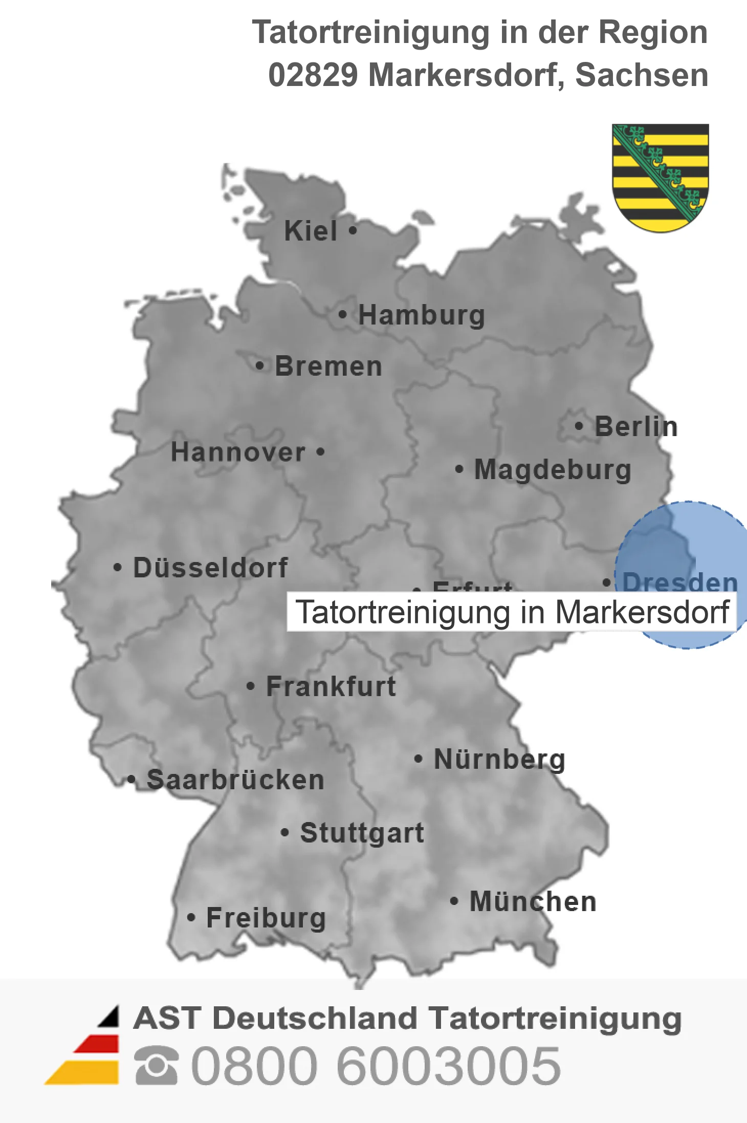Tatortreinigung Markersdorf