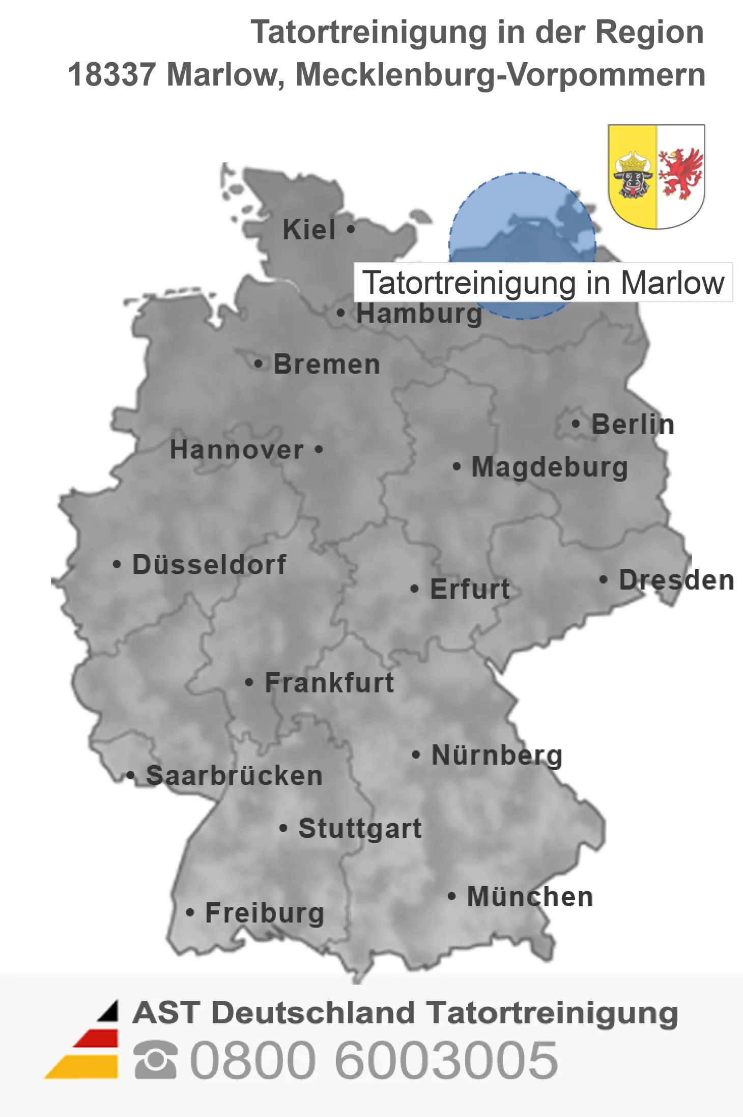 Tatortreinigung Marlow