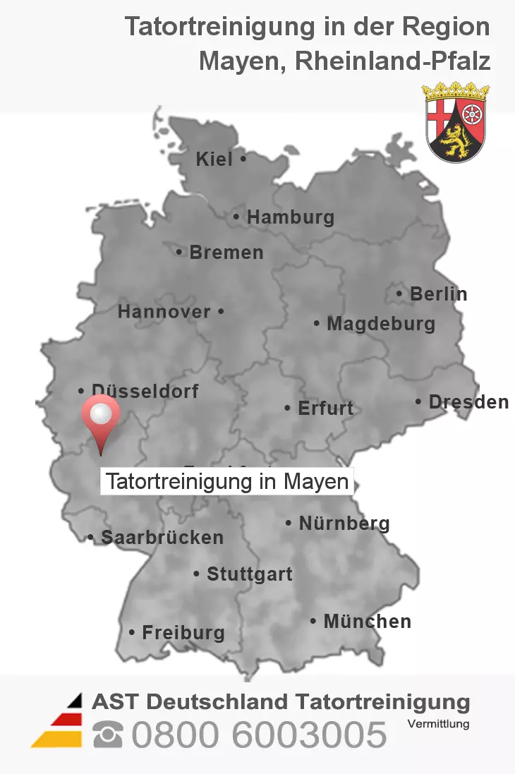 Tatortreinigung Mayen
