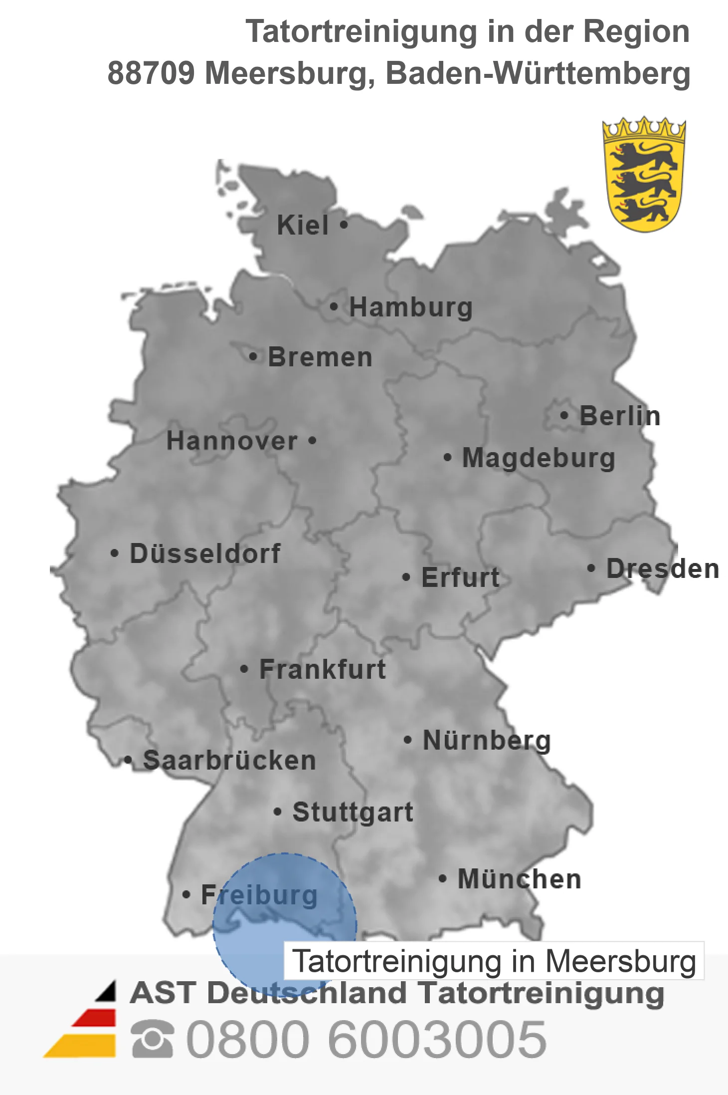 Tatortreinigung Meersburg