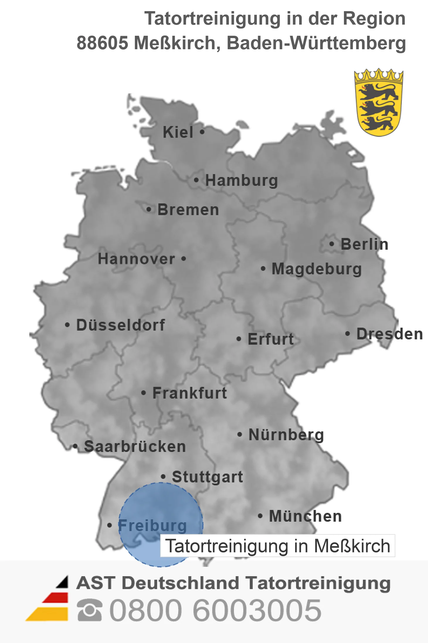Tatortreinigung Me&szlig;kirch