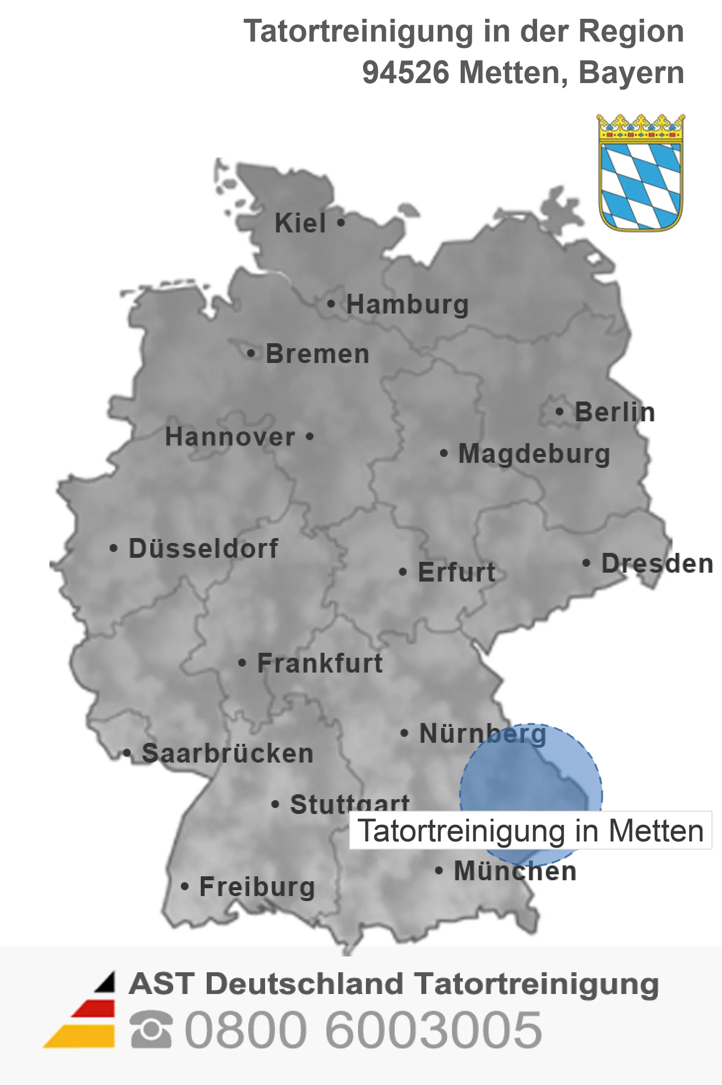 Tatortreinigung Metten