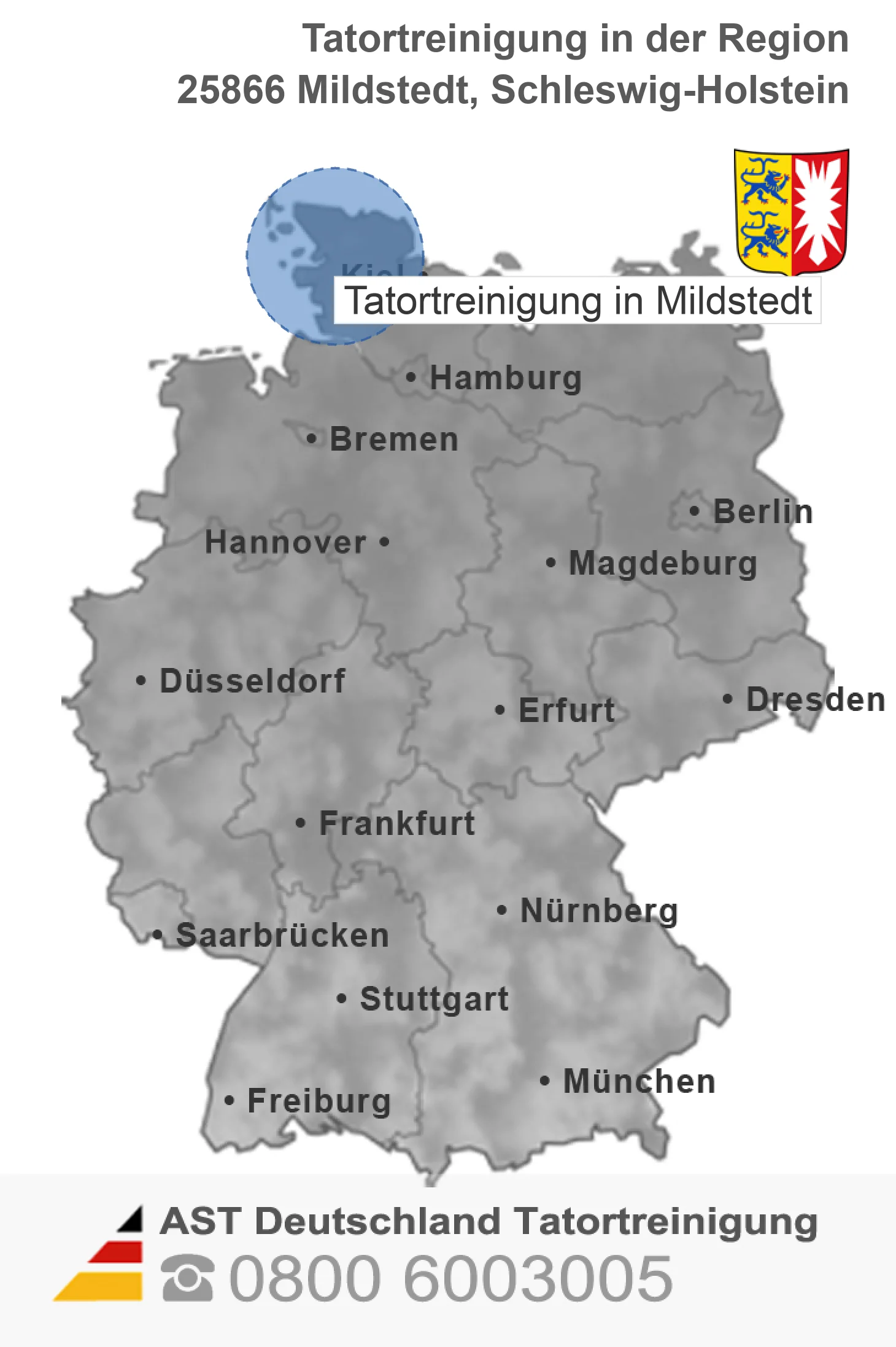 Tatortreinigung Mildstedt