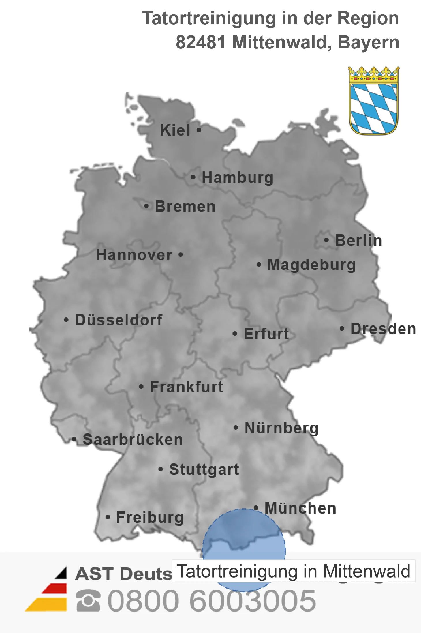 Tatortreinigung Mittenwald
