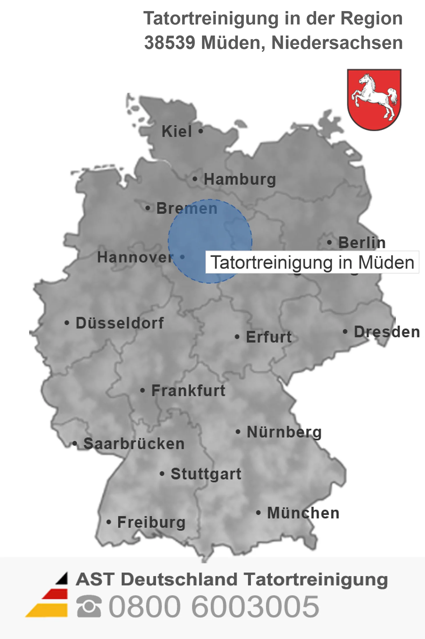 Tatortreinigung M&uuml;den
