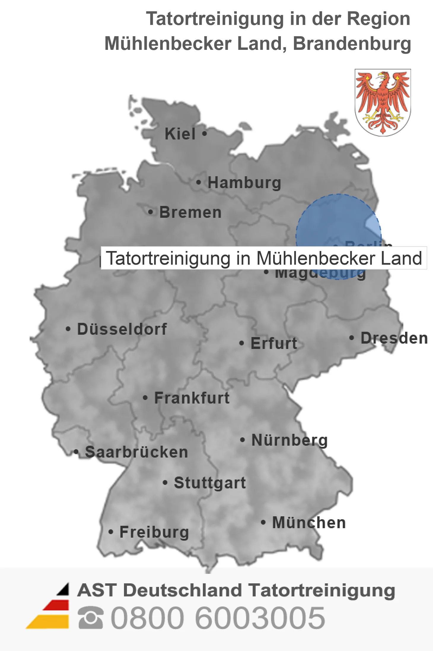 Tatortreinigung M&uuml;hlenbecker Land