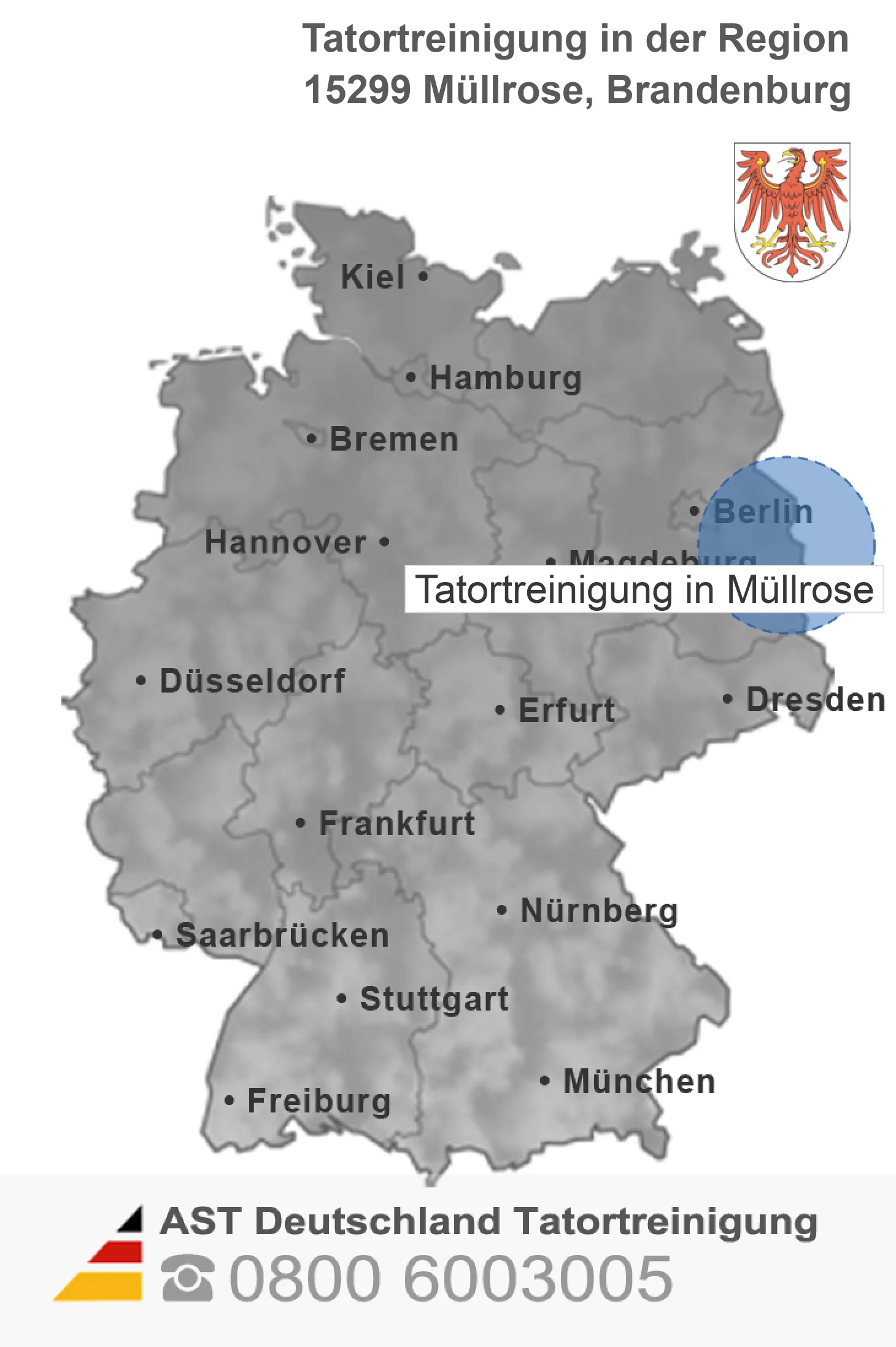 Tatortreinigung M&uuml;llrose
