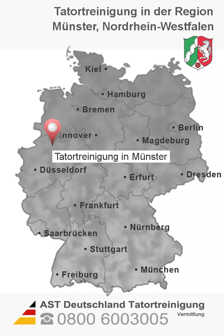 Leichenfundortreinigung Münster