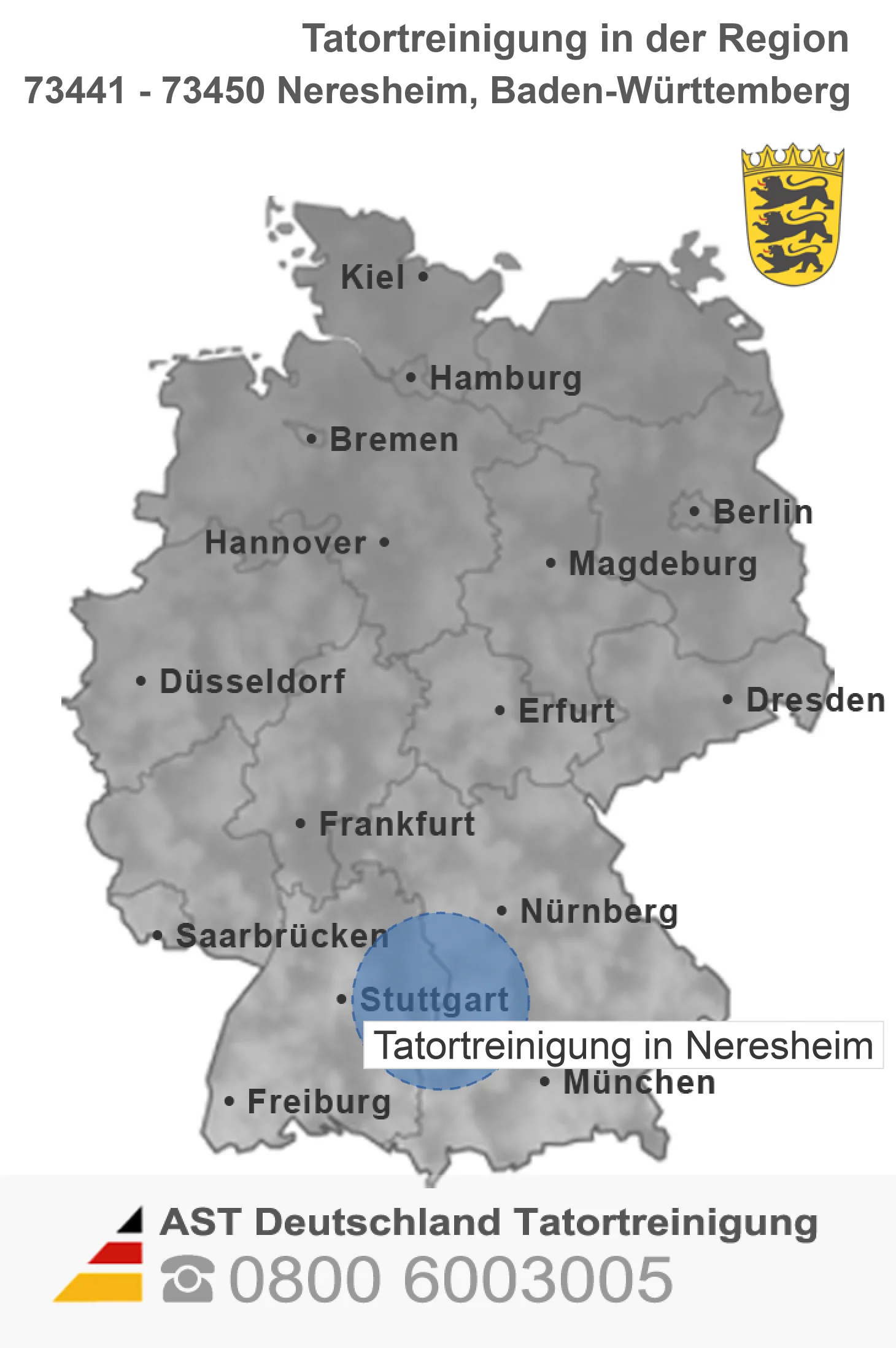 Tatortreinigung Neresheim