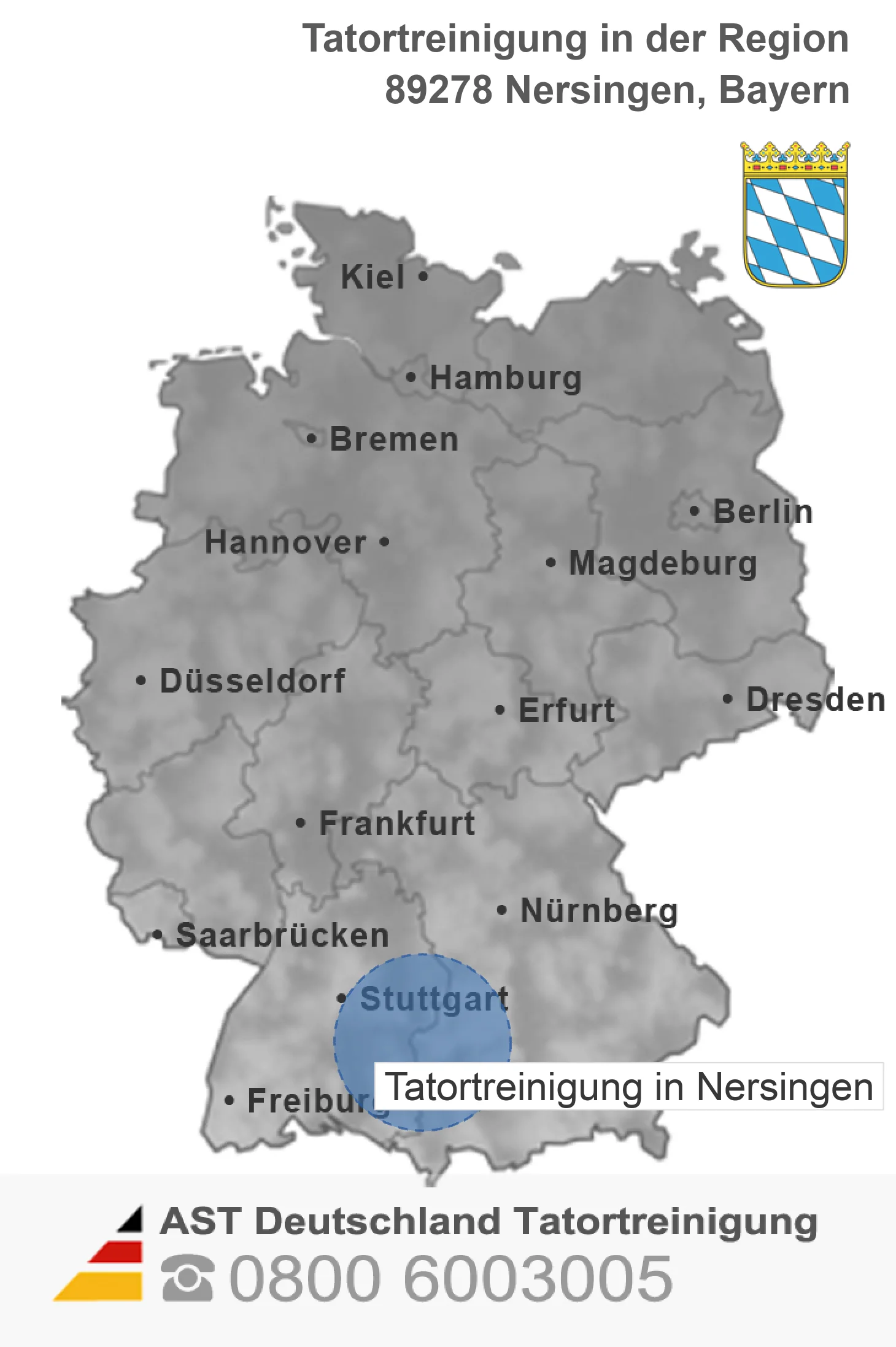 Tatortreinigung Nersingen