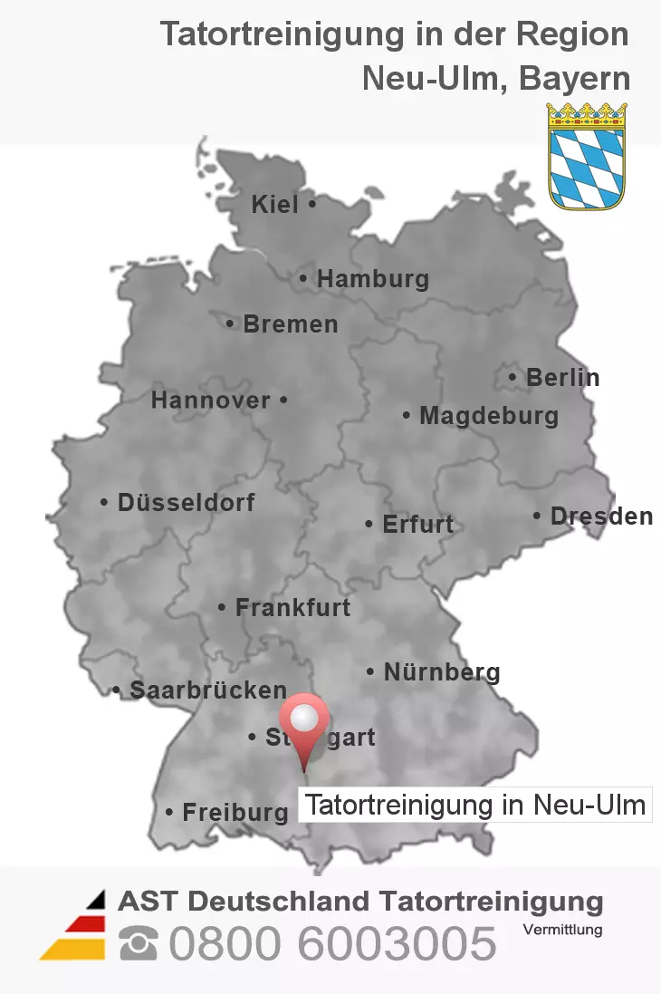 Leichenfundortreinigung Neu-Ulm