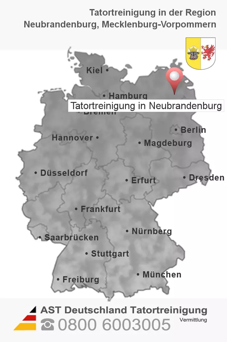 Leichenfundortreinigung Neubrandenburg